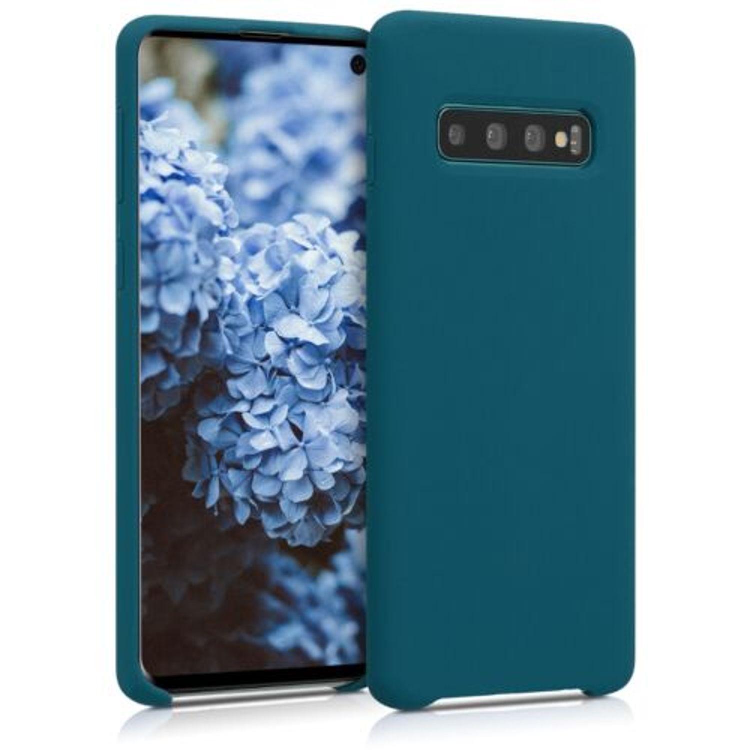 Husa pentru Samsung Galaxy S10, Silicon, Verde, 47732.57 fotografia produsului