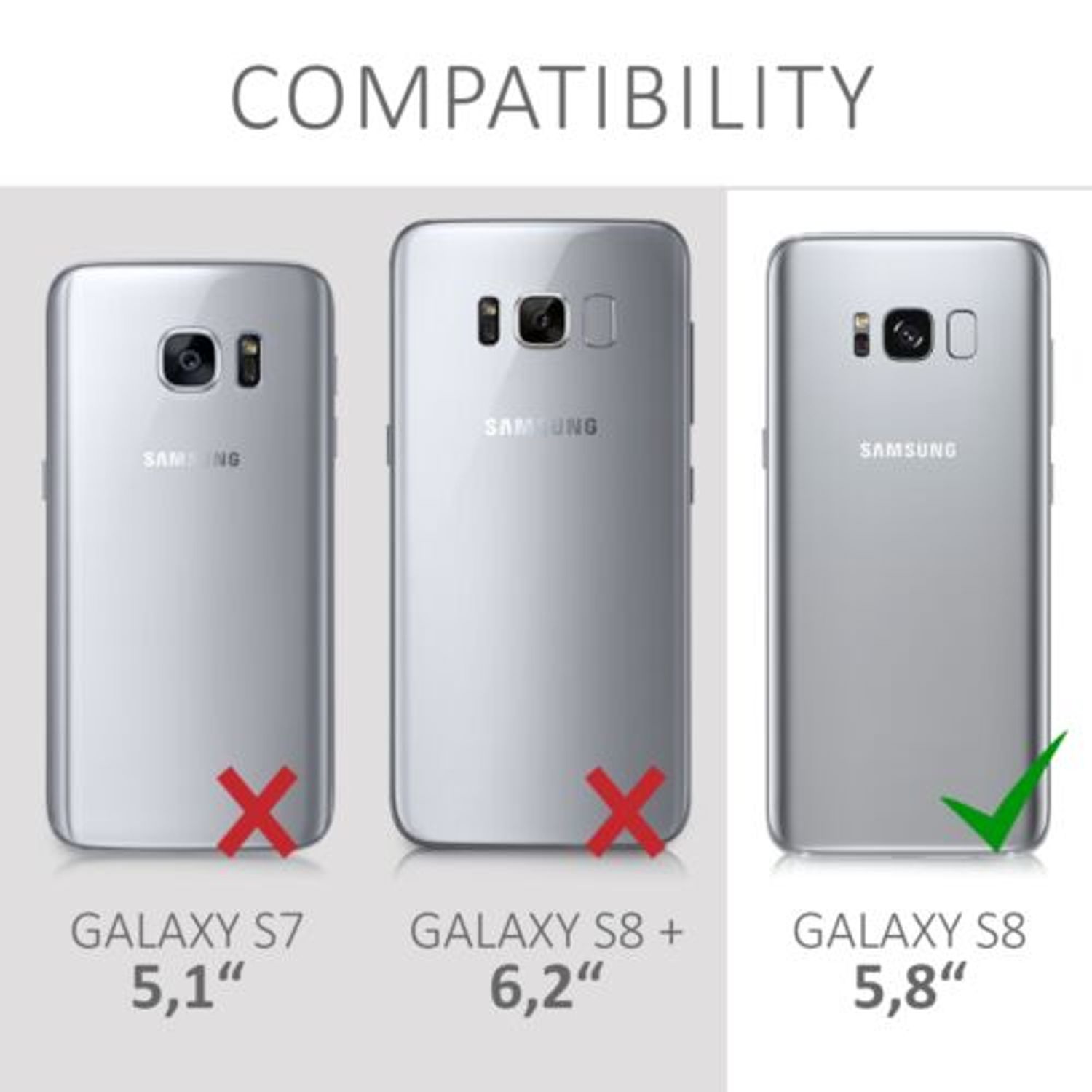 Husa pentru Samsung Galaxy S8, Silicon, Multicolor, 41784.02 fotografia produsului View 4 L