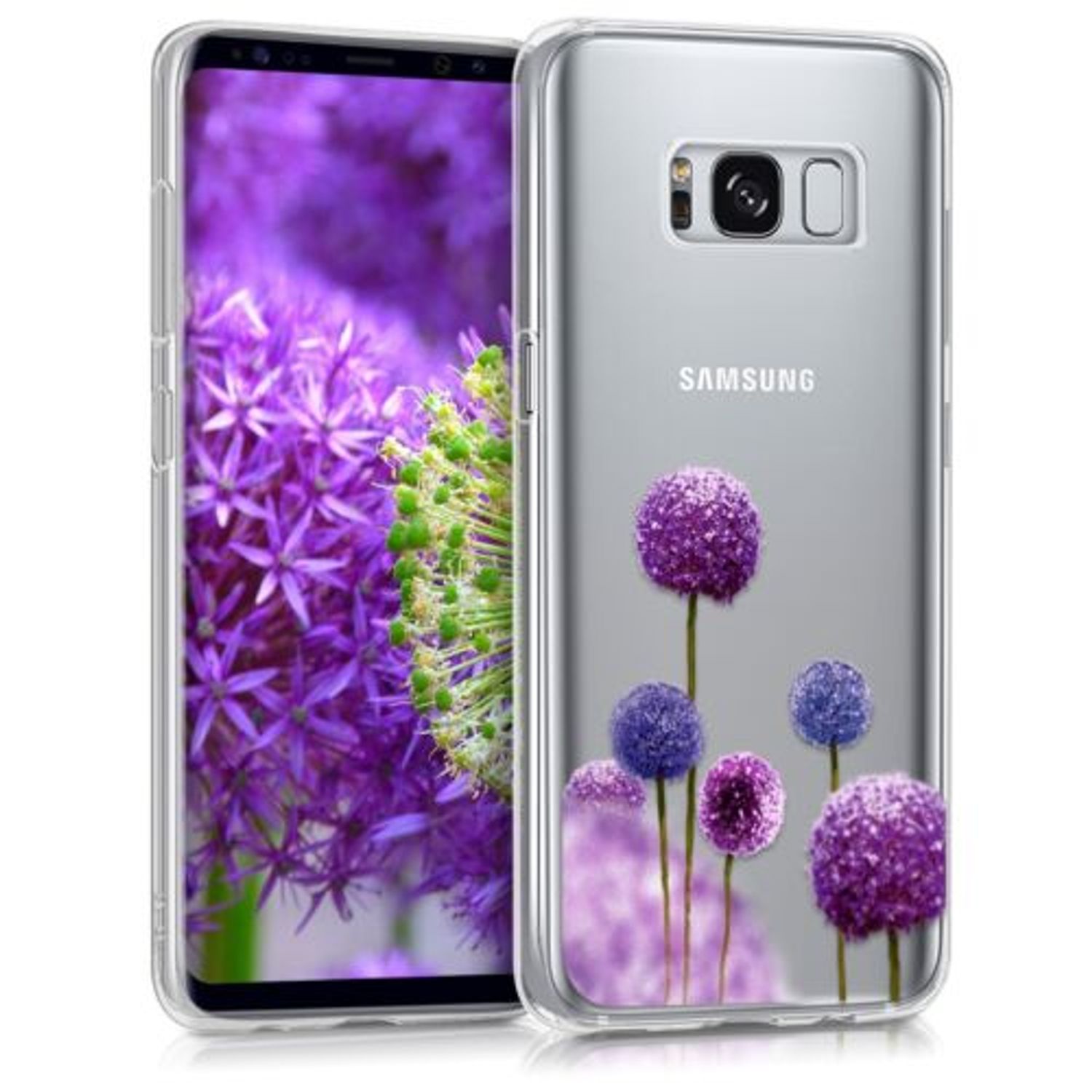 Husa pentru Samsung Galaxy S8, Silicon, Multicolor, 41784.02 fotografia produsului