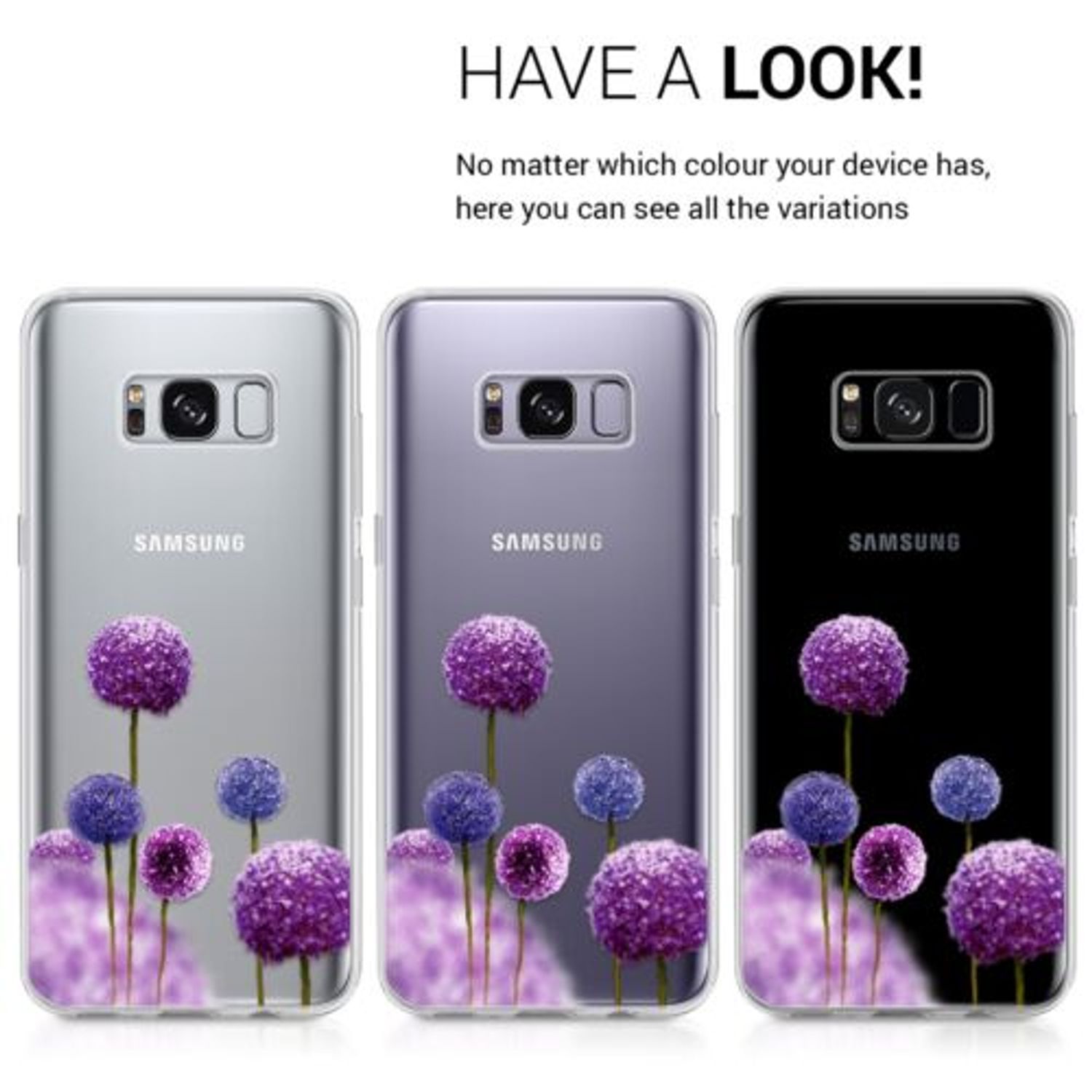 Husa pentru Samsung Galaxy S8, Silicon, Multicolor, 41784.02 fotografia produsului View 5 L