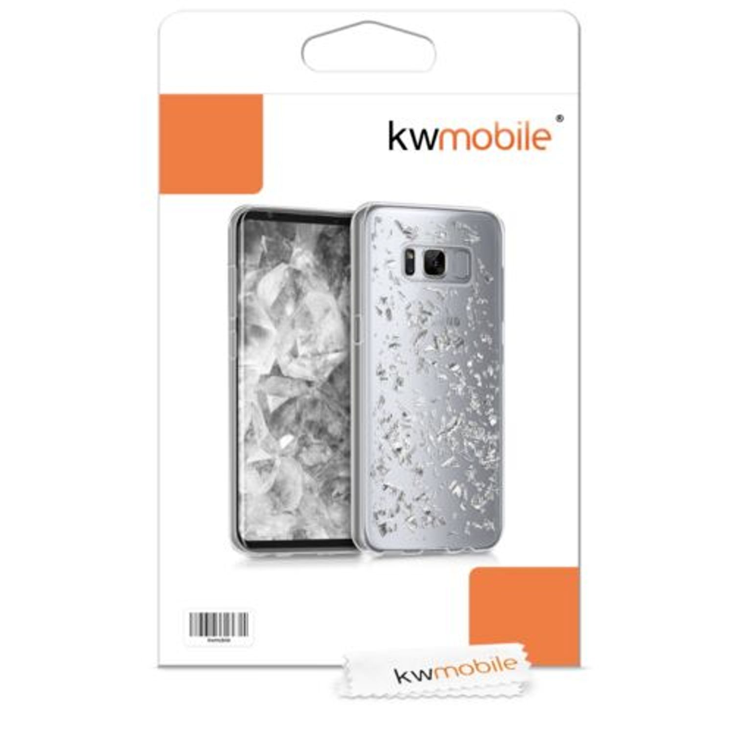 Husa pentru Samsung Galaxy S8, Silicon, Silver, 40980.35 fotografia produsului View 6 L