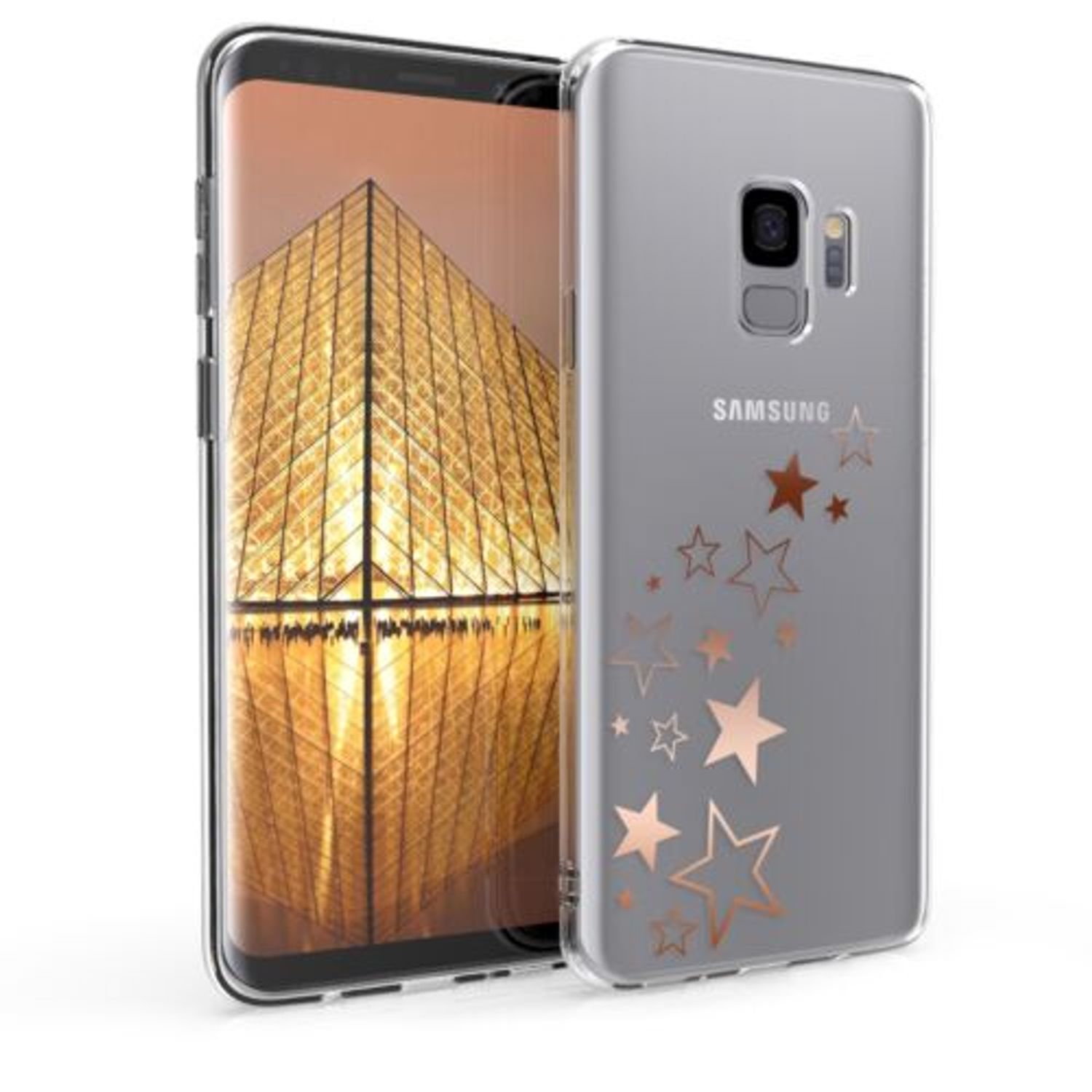 Husa pentru Samsung Galaxy S9, Silicon, Rose Gold, 44196.32 fotografia produsului