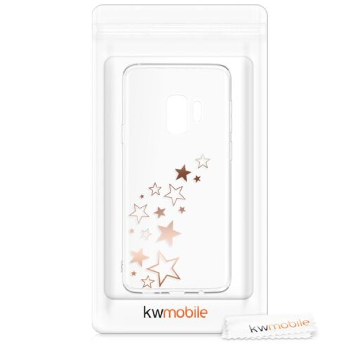 Husa pentru Samsung Galaxy S9, Silicon, Rose Gold, 44196.32 fotografia produsului View 7 L