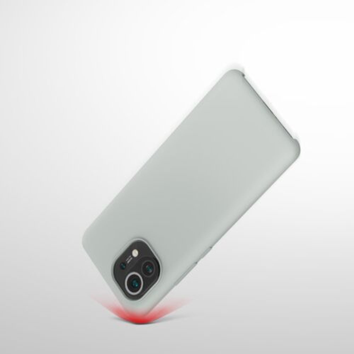 Husa pentru Xiaomi Mi 11, Silicon, Verde, 54379.70 fotografia produsului View 10 L