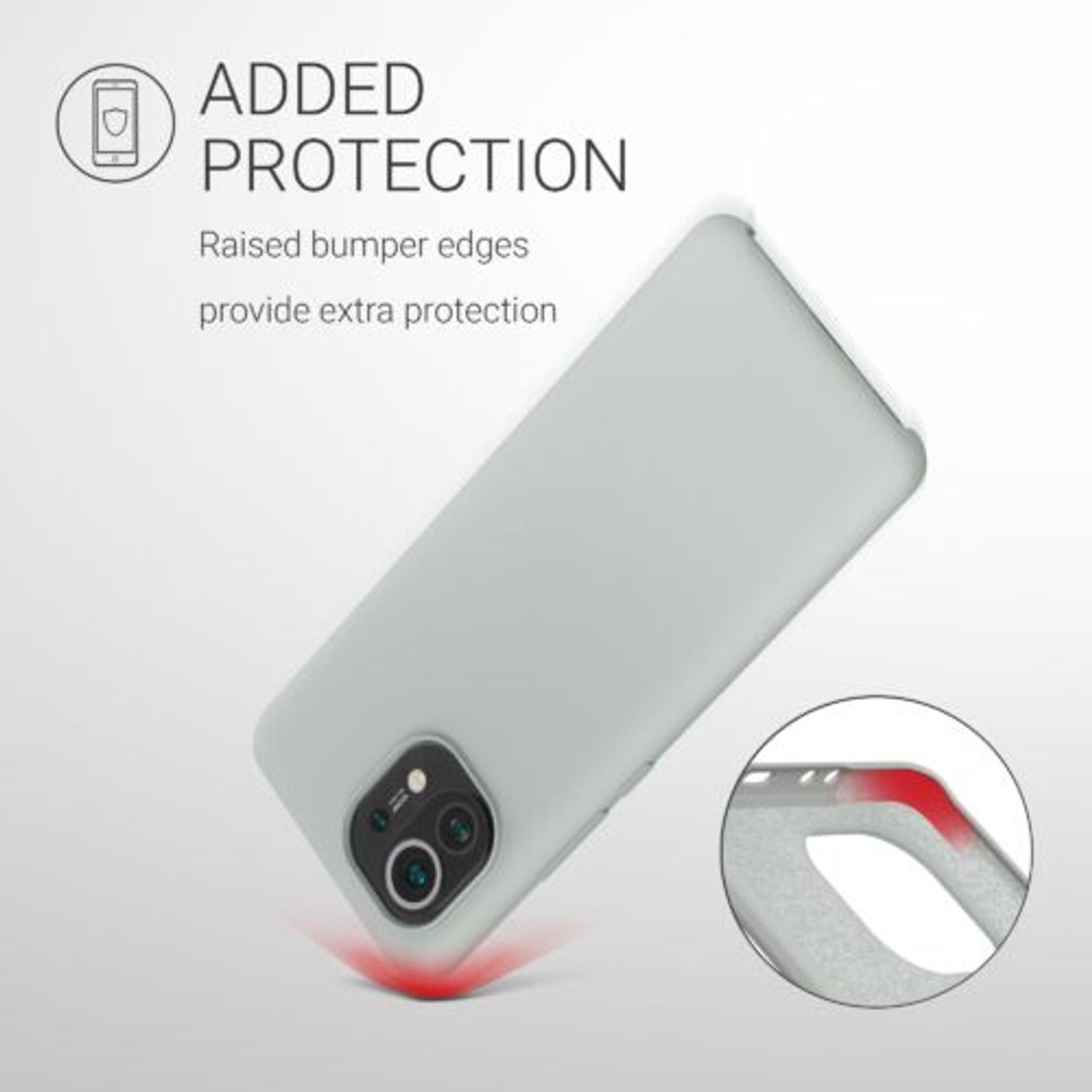Husa pentru Xiaomi Mi 11, Silicon, Verde, 54379.70 fotografia produsului View 6 L