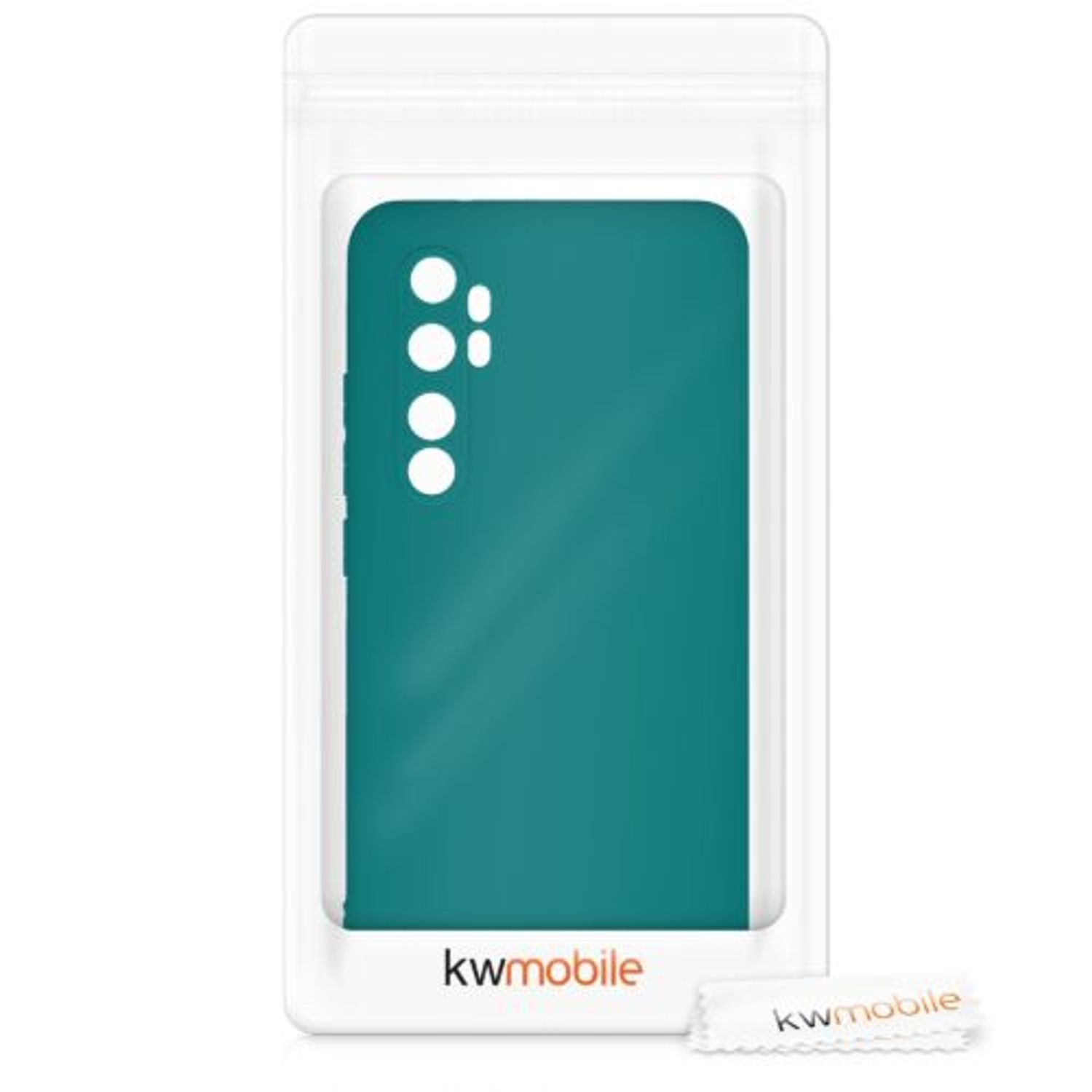 Husa pentru Xiaomi Mi Note 10 Lite, Silicon, Verde, 52443.57 fotografia produsului View 8 L