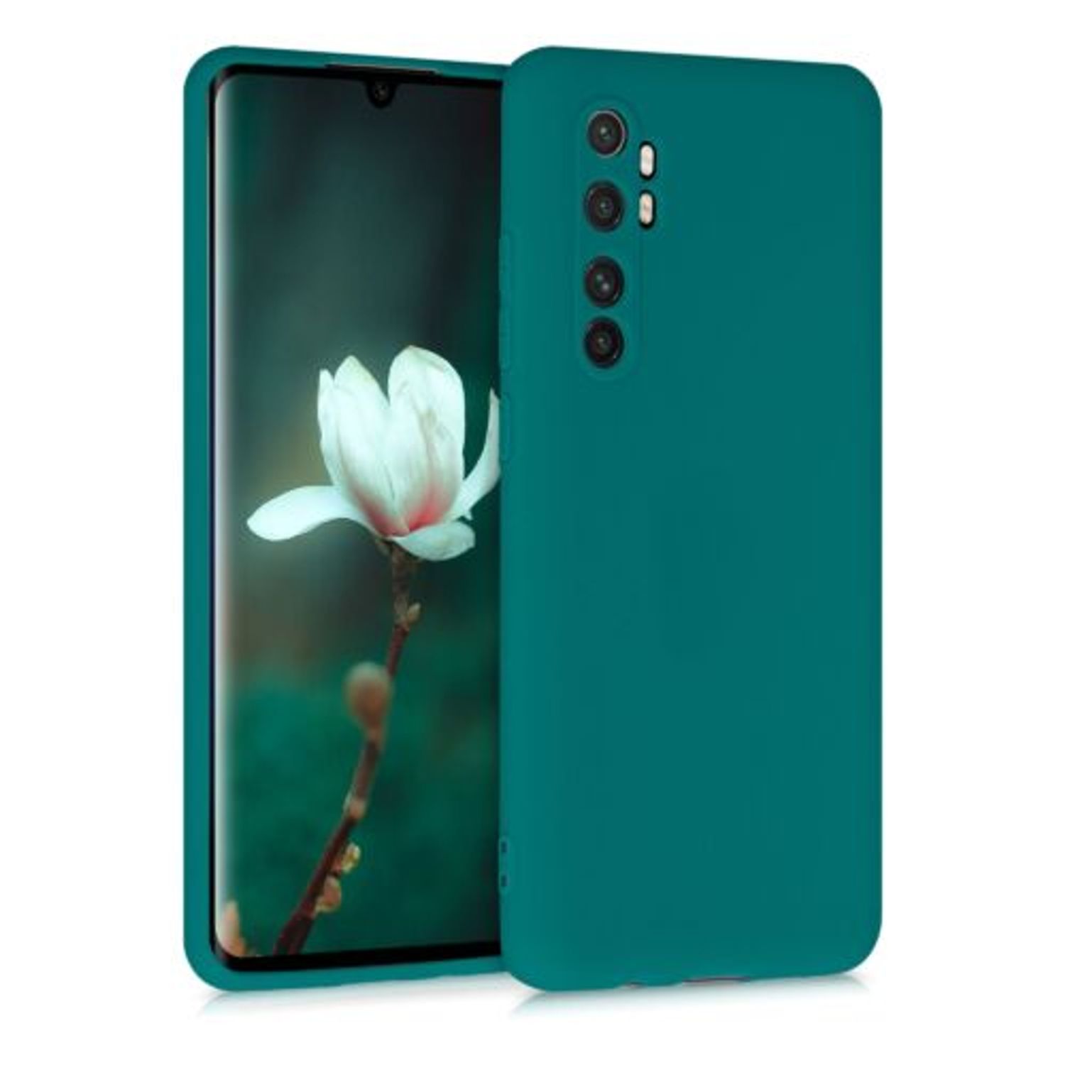 Husa pentru Xiaomi Mi Note 10 Lite, Silicon, Verde, 52443.57 fotografia produsului