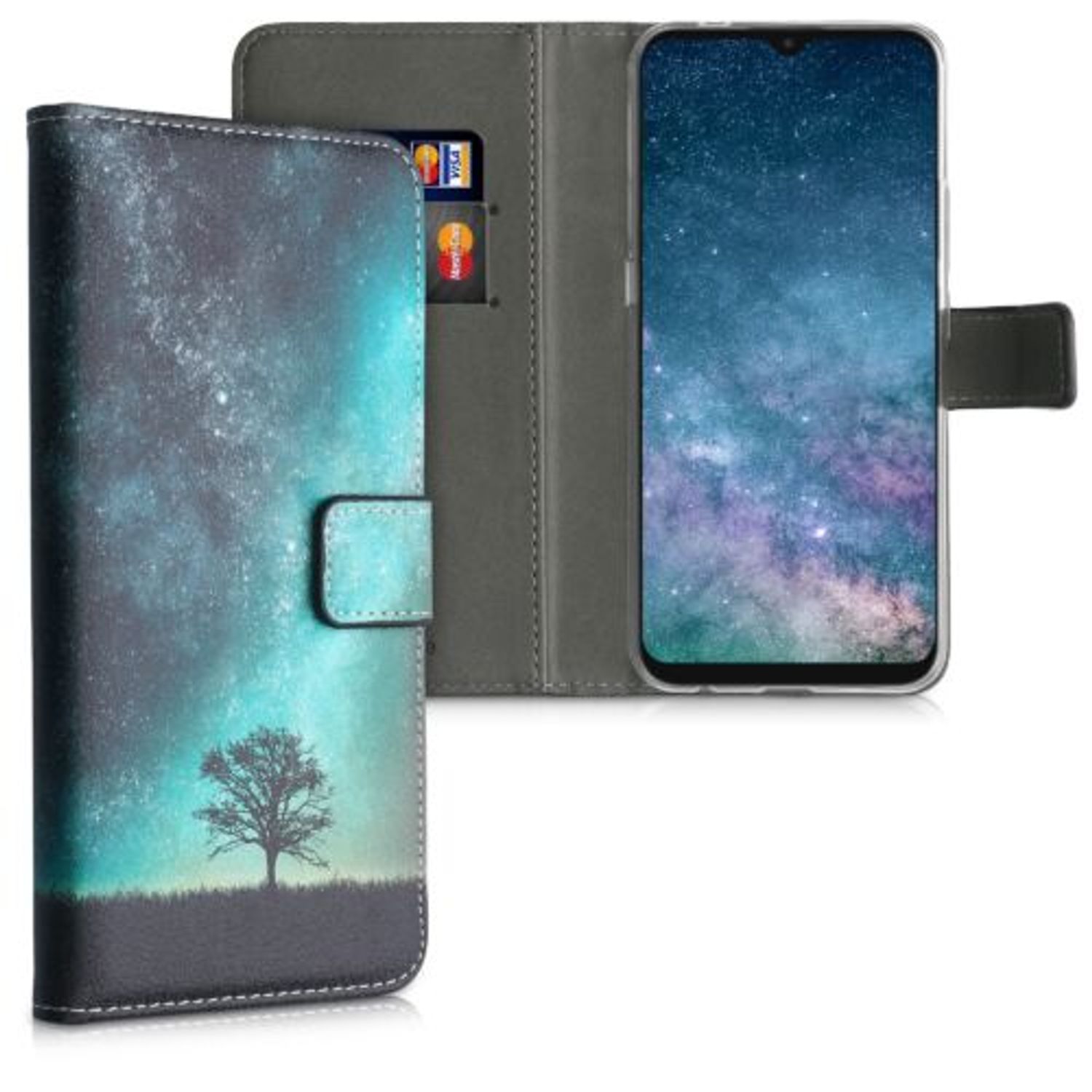 Husa pentru Motorola Moto E7, Piele ecologica, Multicolor, 54694.01 fotografia produsului