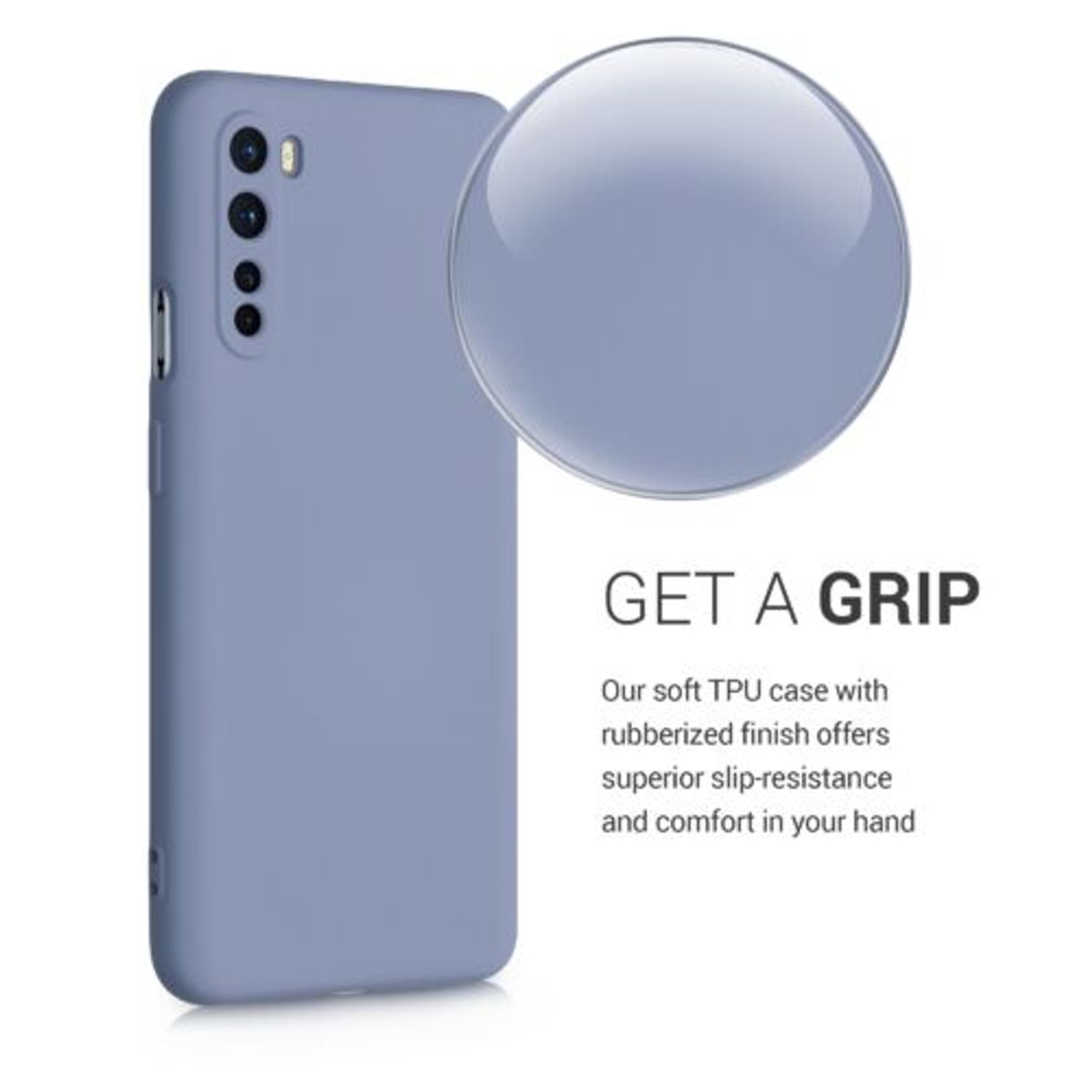 Husa pentru OnePlus Nord, Silicon, Albastru, 55343.130 fotografia produsului View 5 L