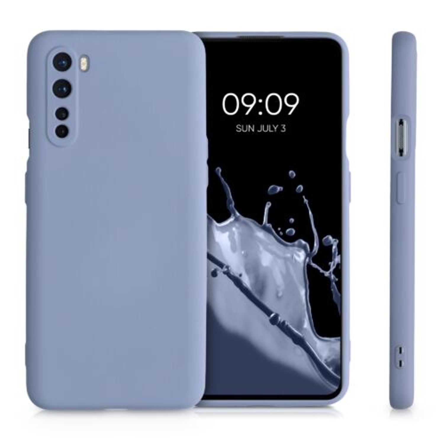 Husa pentru OnePlus Nord, Silicon, Albastru, 55343.130 fotografia produsului View 2 L