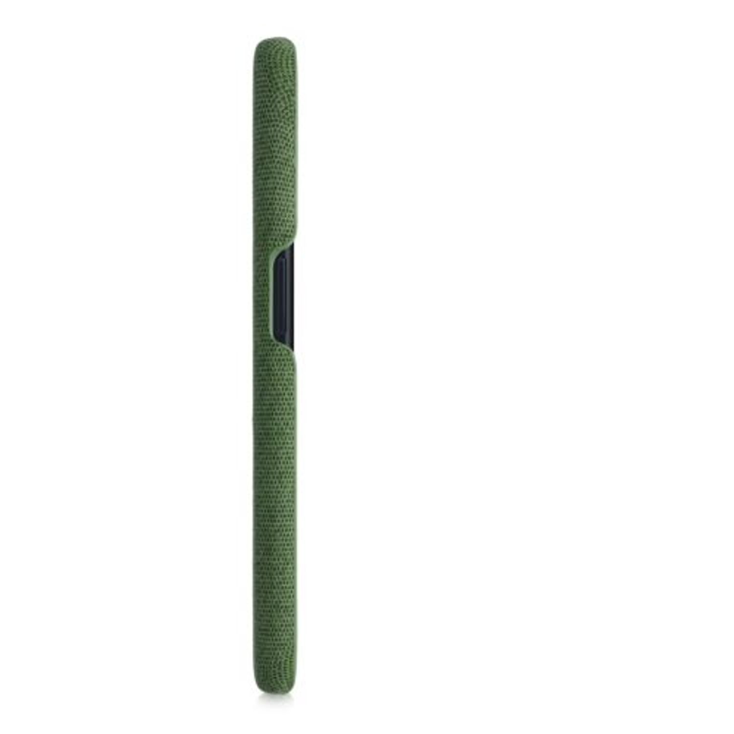 Husa pentru OnePlus Nord N10 5G, Textil, Verde, 55761.07 fotografia produsului View 9 L