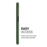 Husa pentru OnePlus Nord N10 5G, Textil, Verde, 55761.07 fotografia produsului View 5 S