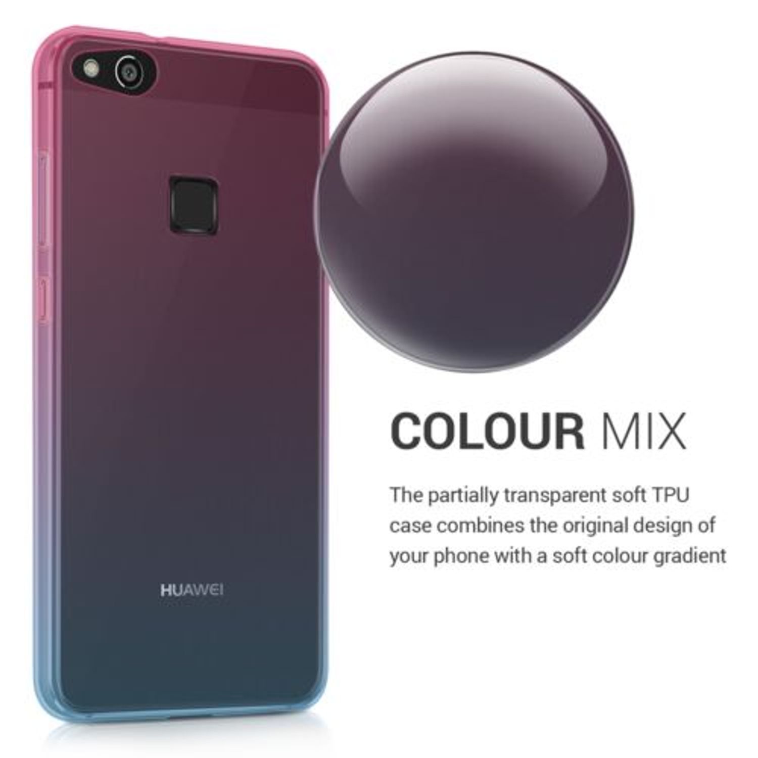 Husa pentru Huawei P10 Lite, Silicon, Multicolor, 45773.02 fotografia produsului View 6 L