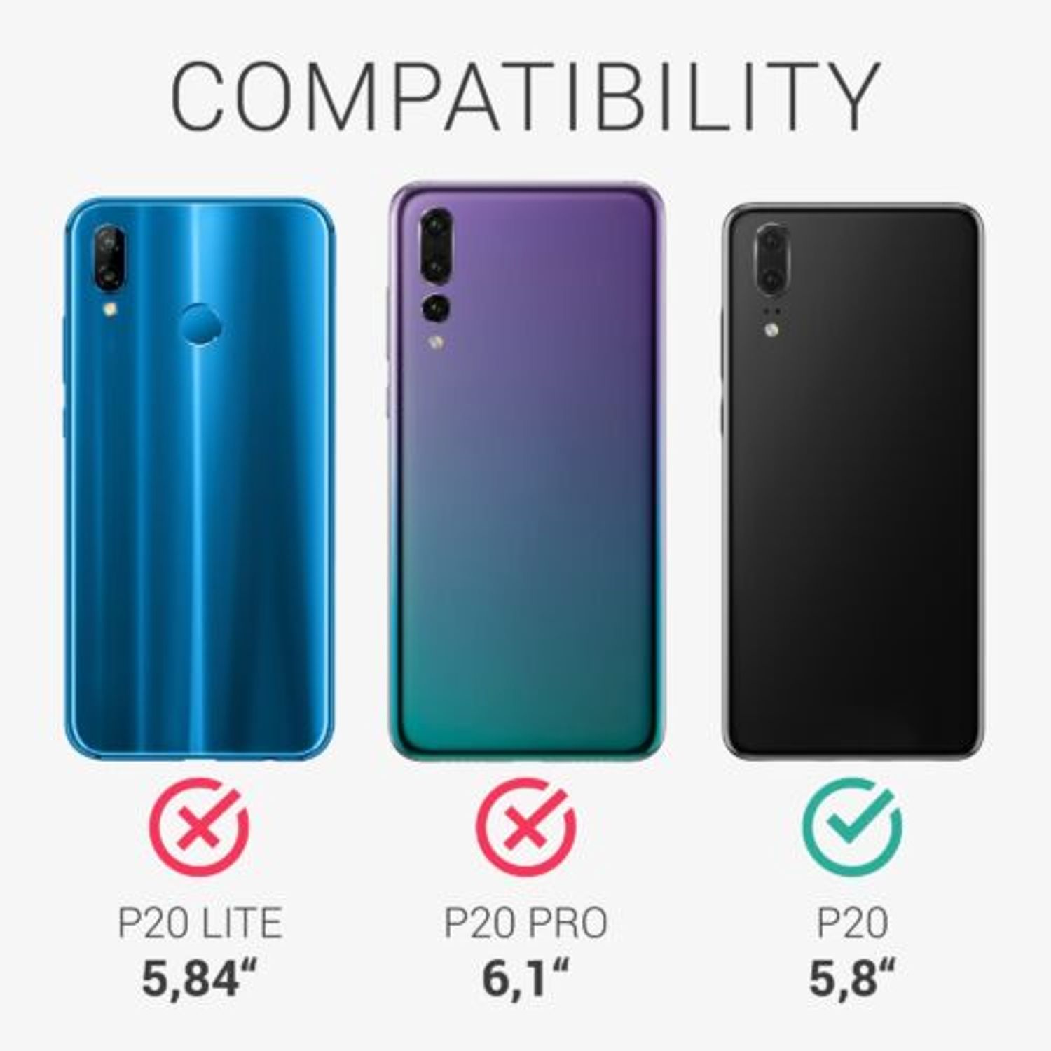 Husa pentru Huawei P20, Silicon, Verde, 52616.71 fotografia produsului View 6 L