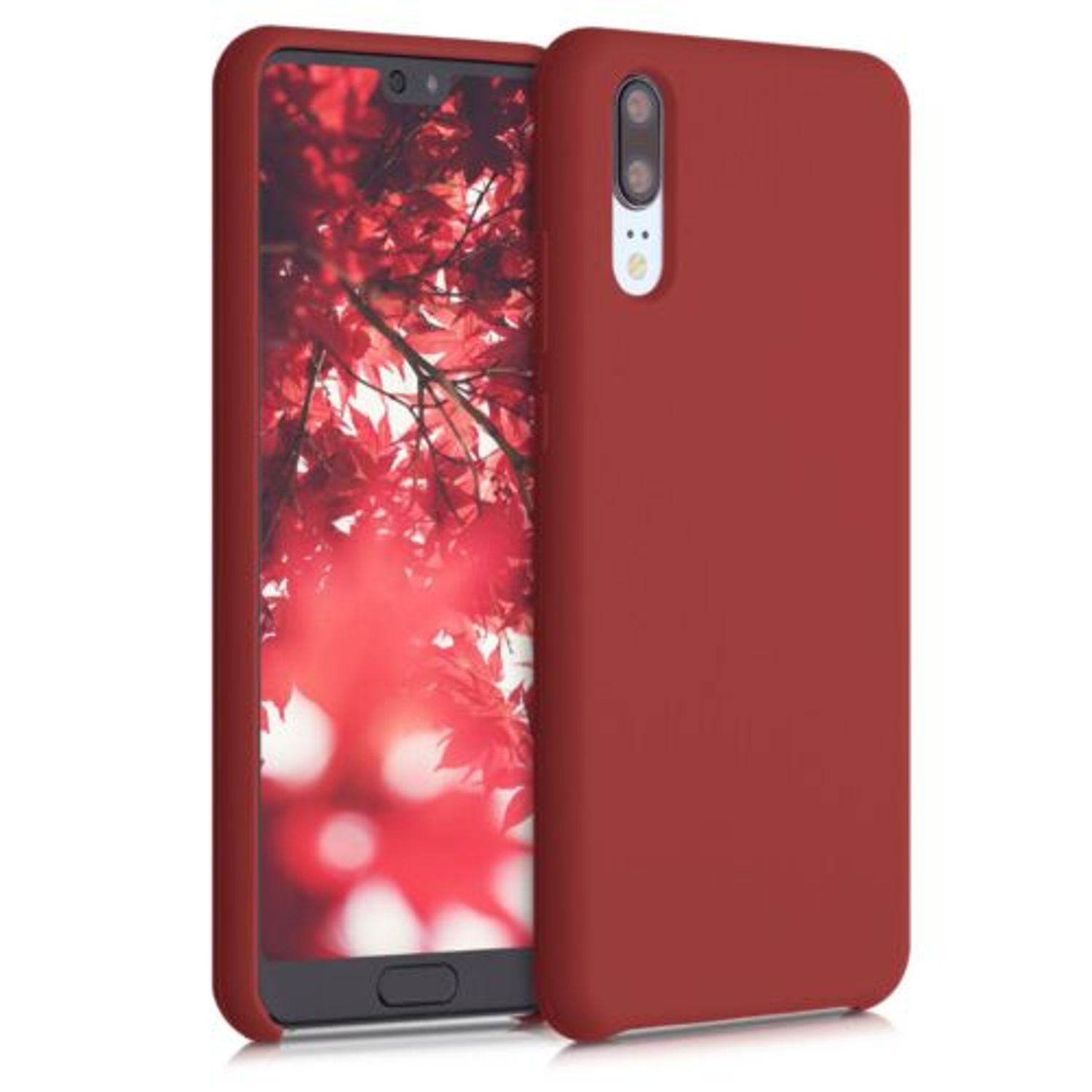 Husa pentru Huawei P20, Silicon, Rosu, 45689.20 fotografia produsului