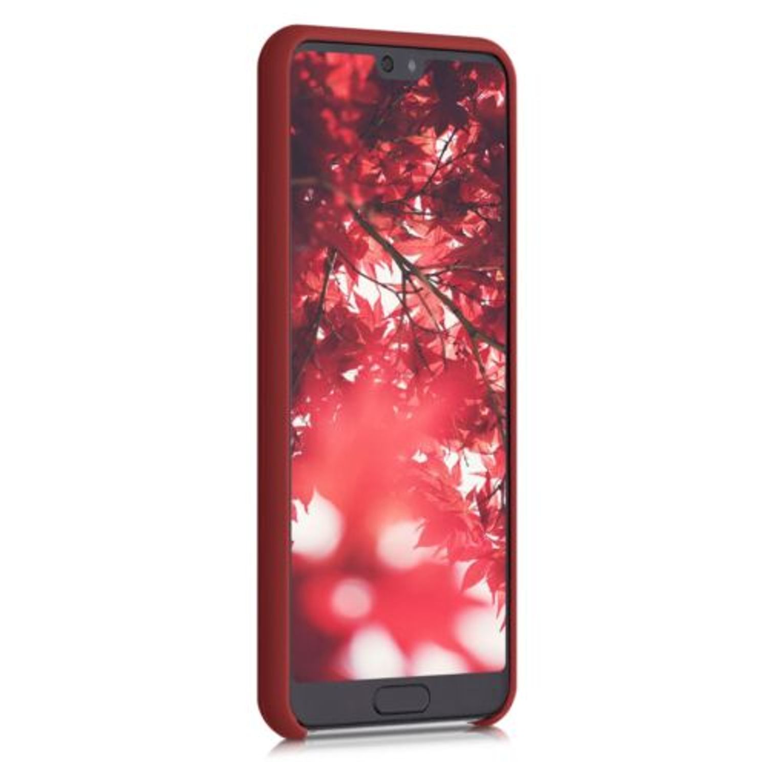 Husa pentru Huawei P20, Silicon, Rosu, 45689.20 fotografia produsului View 3 L
