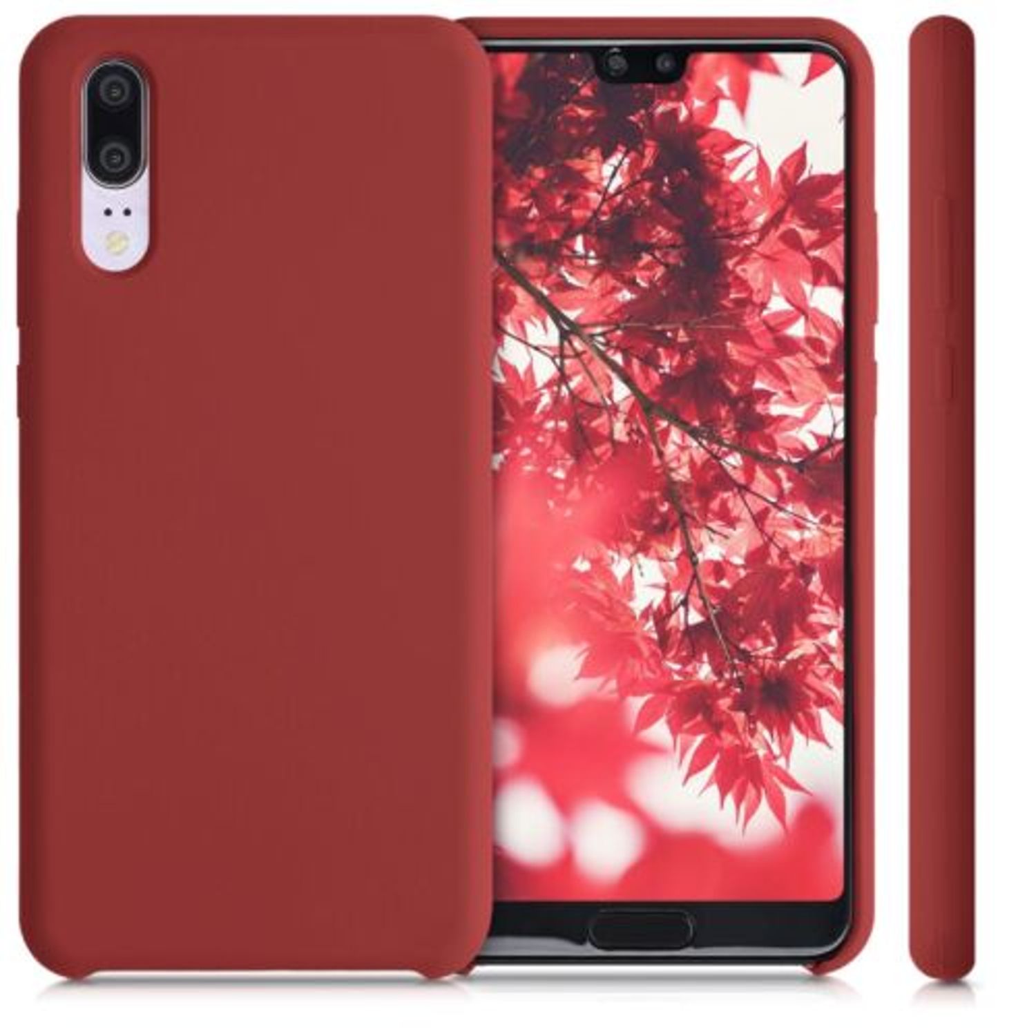 Husa pentru Huawei P20, Silicon, Rosu, 45689.20 fotografia produsului View 2 L