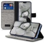 Husa pentru Huawei P20 Lite, Textil, Gri, 44363.01 fotografia produsului View 5 S