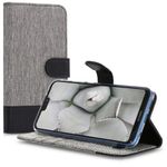 Husa pentru Huawei P20 Lite, Textil, Gri, 44363.01 fotografia produsului View 2 S