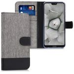 Husa pentru Huawei P20 Lite, Textil, Gri, 44363.01 fotografia produsului