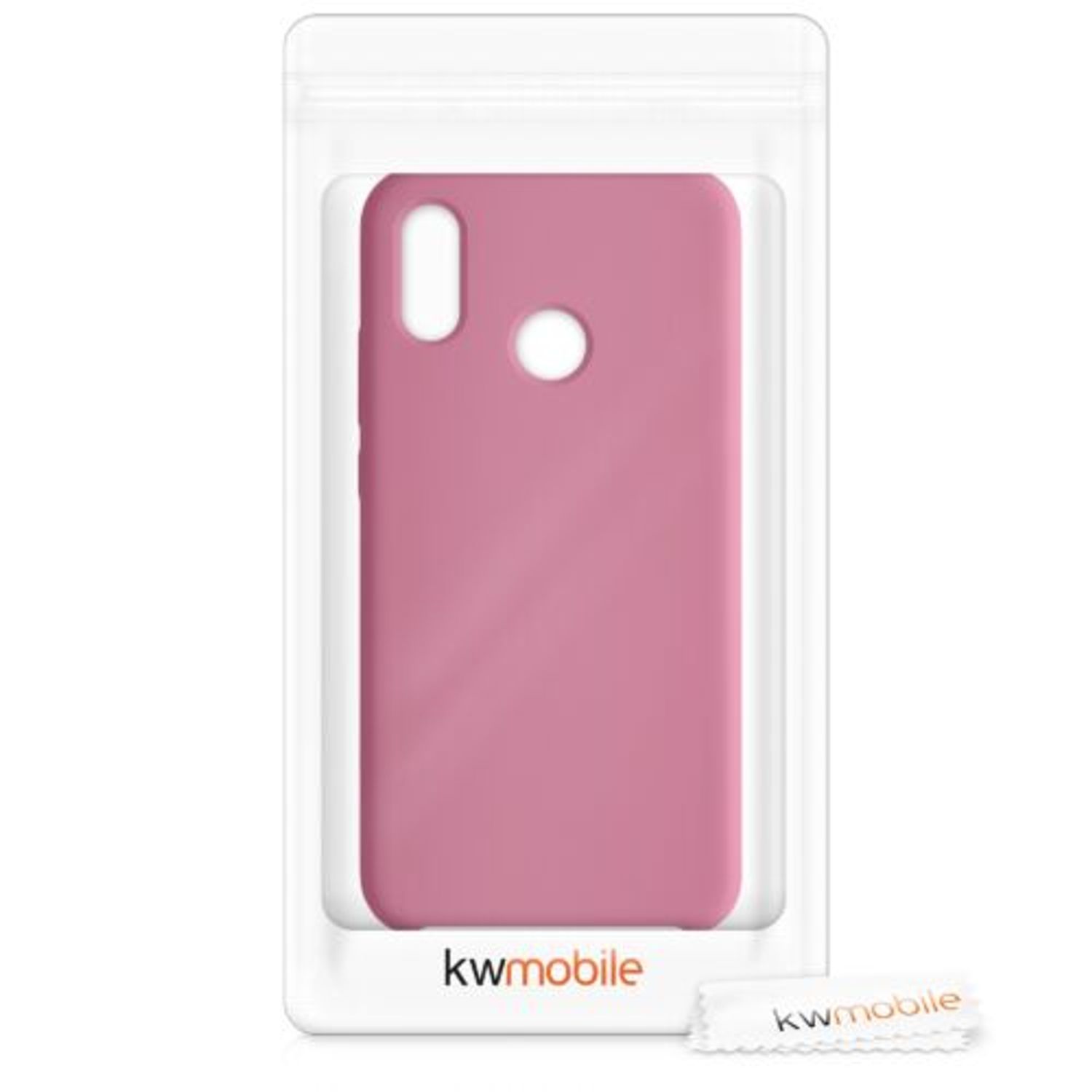 Husa pentru Huawei P20 Lite, Silicon, Roz, 45687.212 fotografia produsului View 7 L