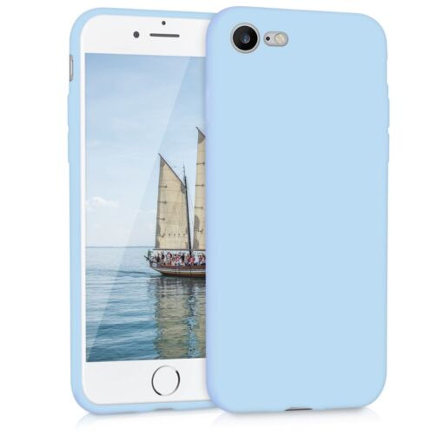 Husa pentru Apple iPhone 8/iPhone 7/iPhone SE 2, Silicon, Albastru, 39458.23 fotografia produsului