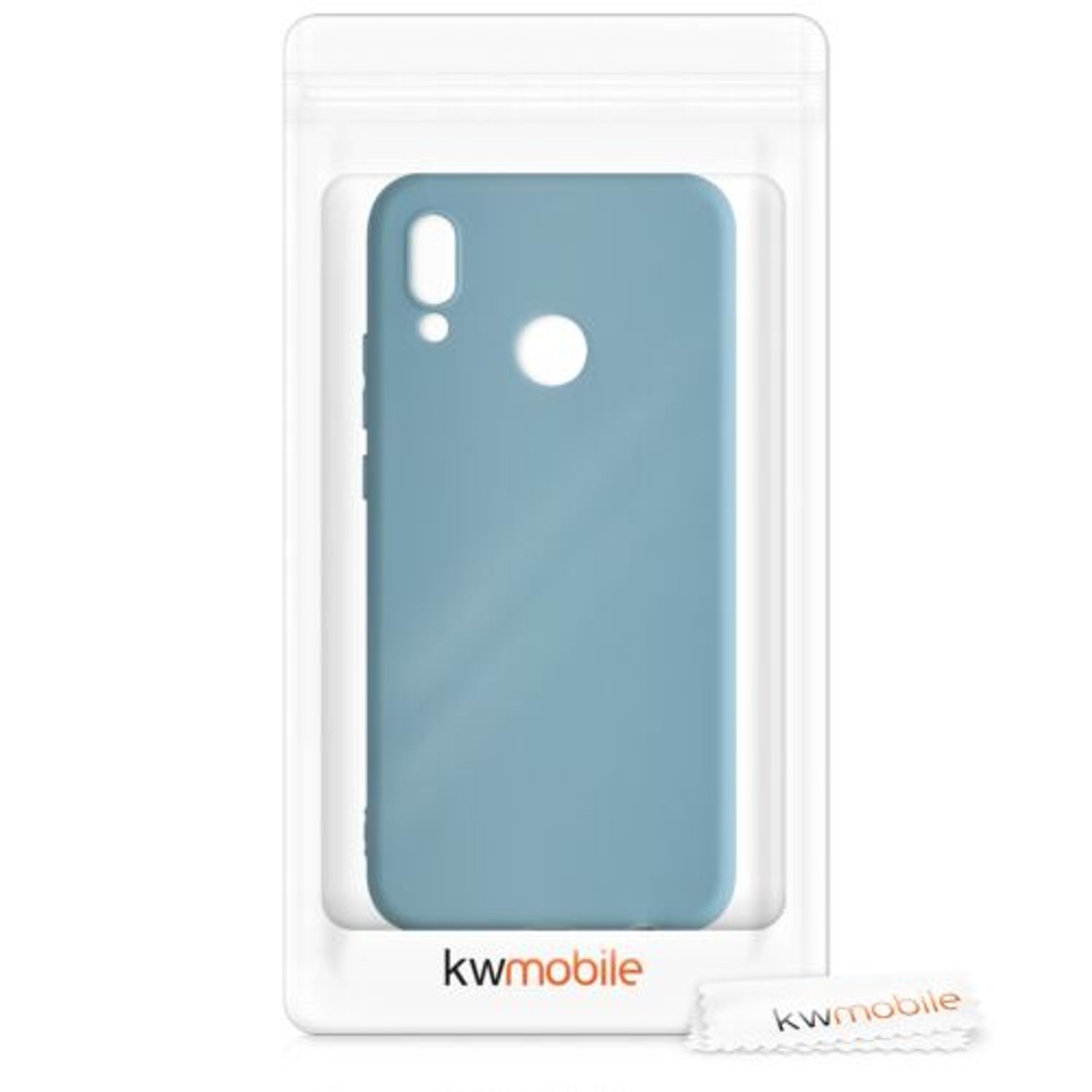 Husa pentru Huawei P20 Lite, Silicon, Albastru, 44358.207 fotografia produsului View 7 L