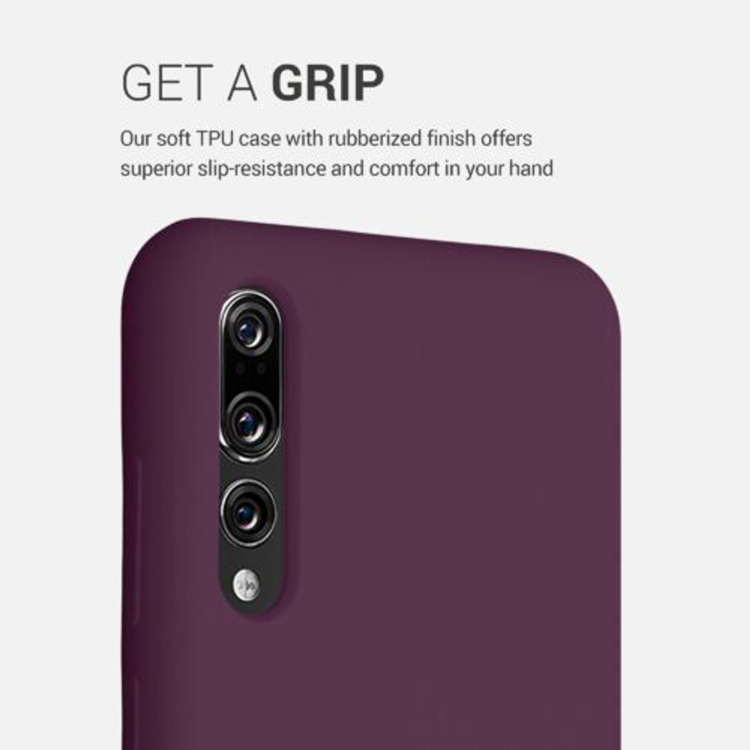 Husa pentru Huawei P20 Pro, Silicon, Violet, 47706.187 fotografia produsului View 4 L