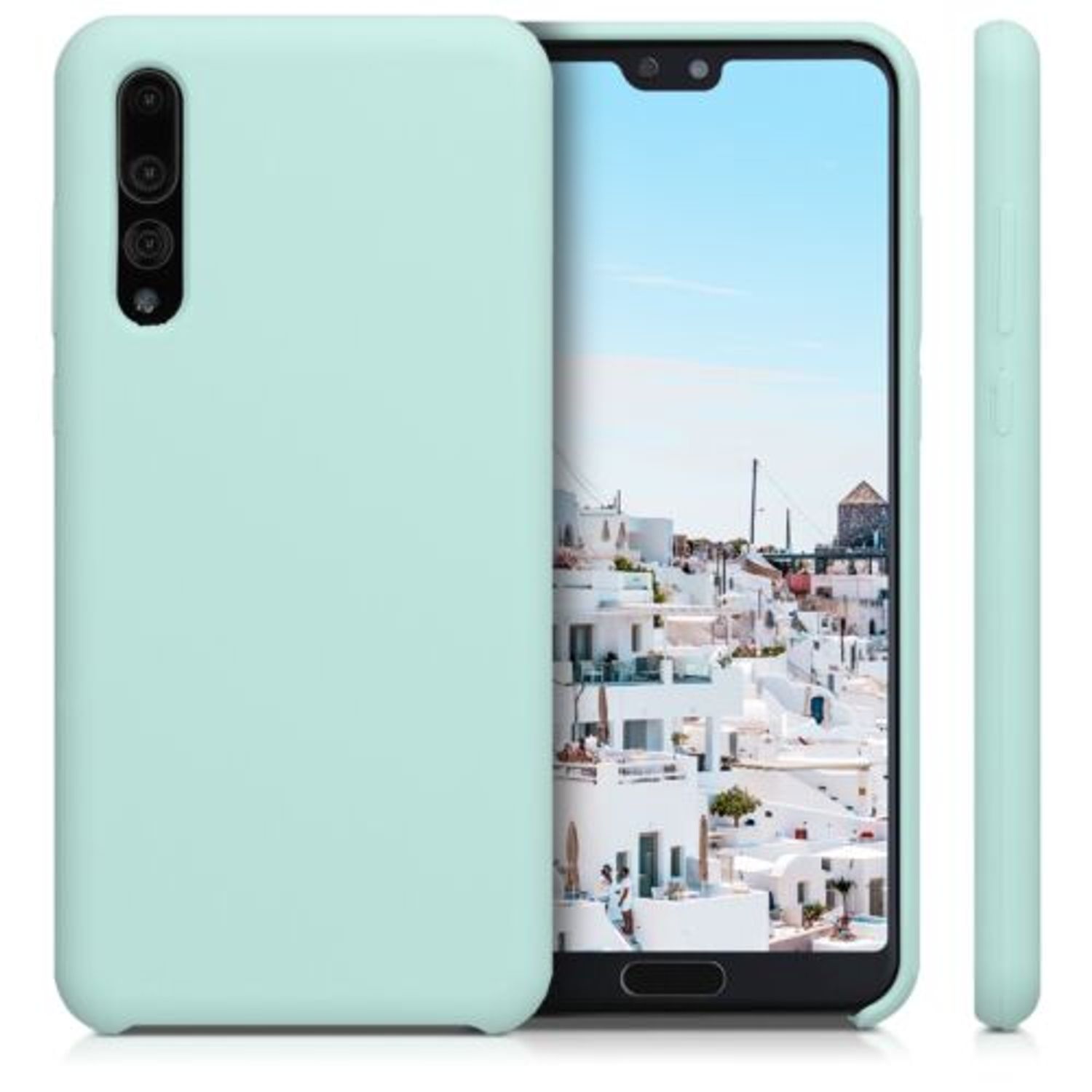 Husa pentru Huawei P20 Pro, Silicon, Verde, 47706.50 fotografia produsului View 2 L