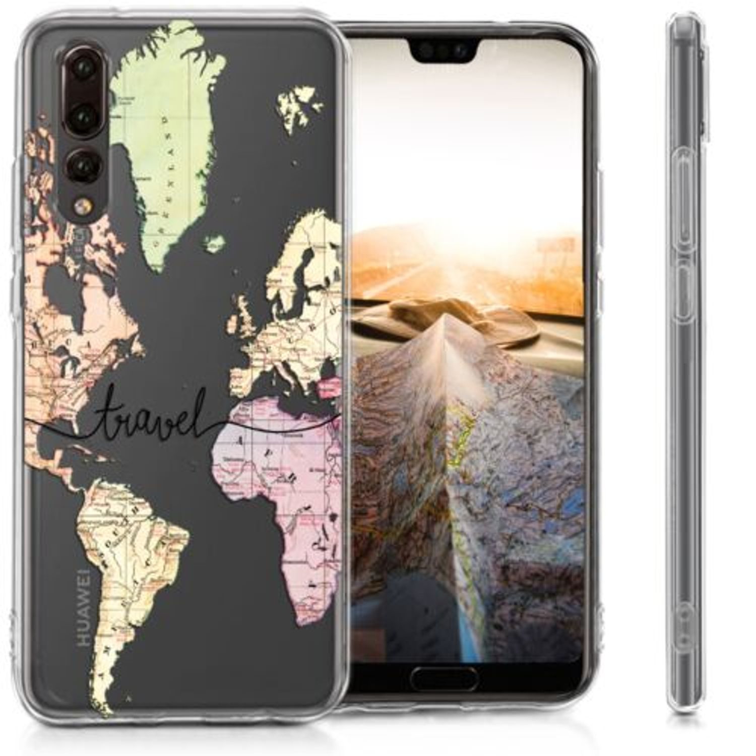 Husa pentru Huawei P20 Pro, Silicon, Multicolor, 44226.12 fotografia produsului View 2 L