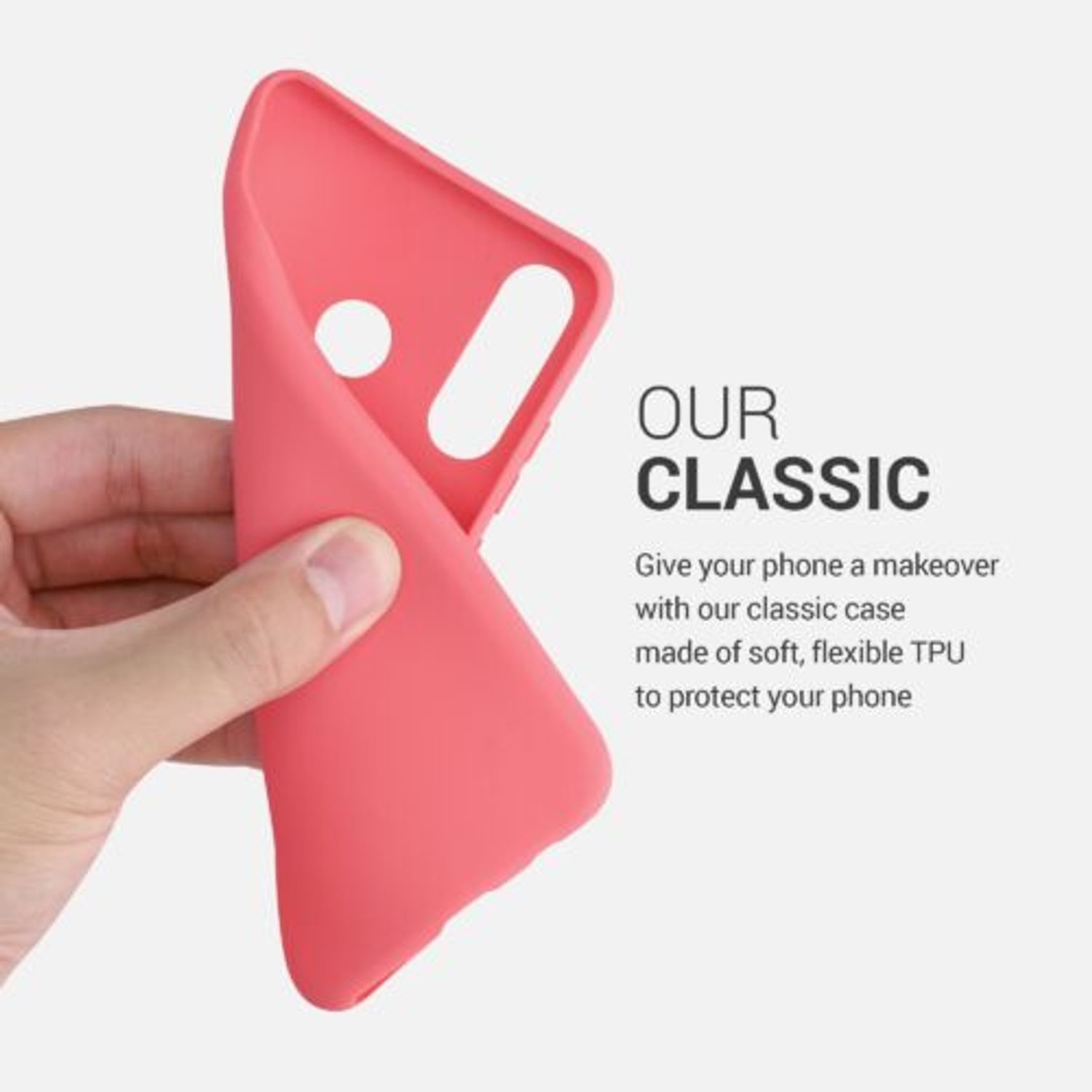 Husa pentru Huawei P30 Lite, Silicon, Roz, 47499.219 fotografia produsului View 4 L