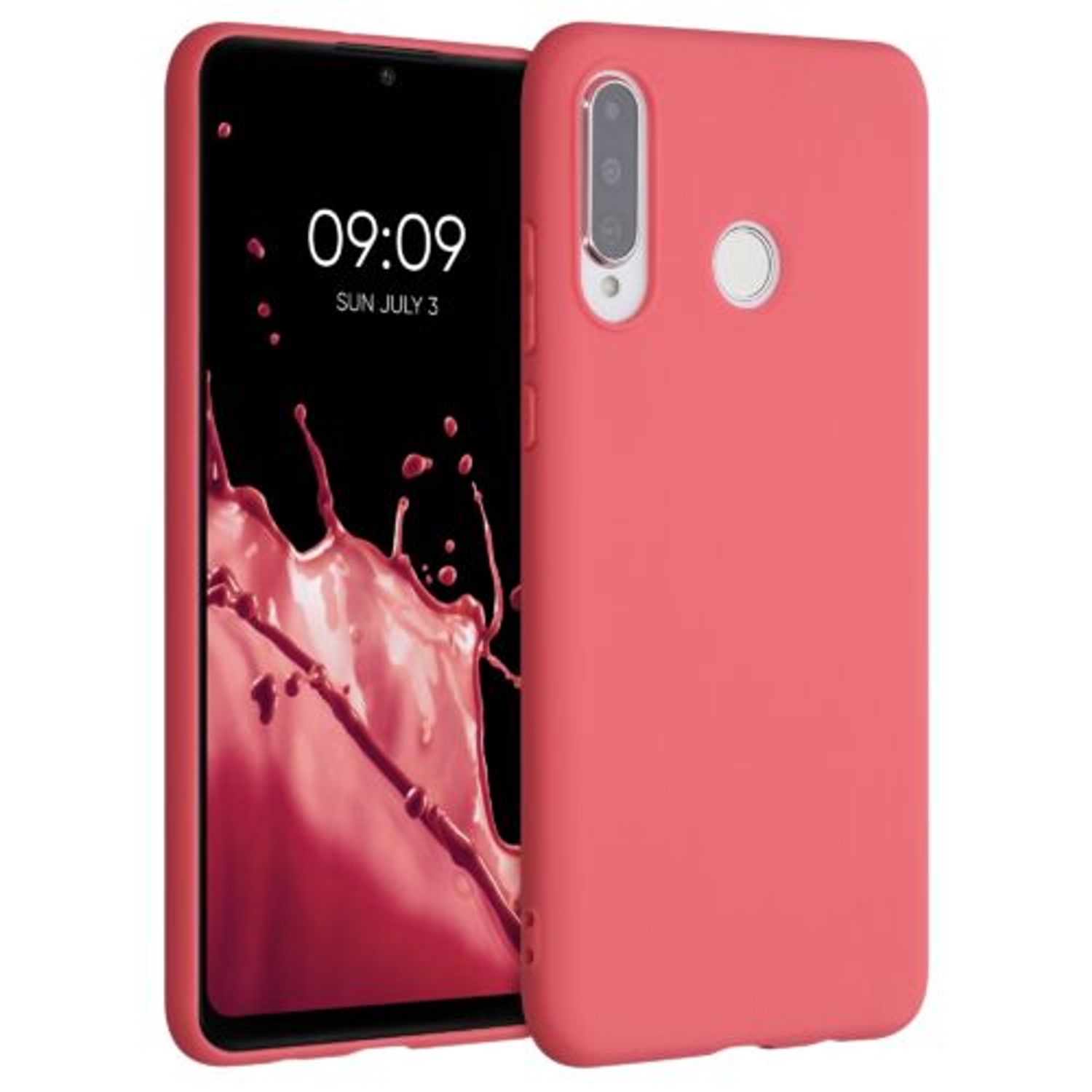 Husa pentru Huawei P30 Lite, Silicon, Roz, 47499.219 fotografia produsului