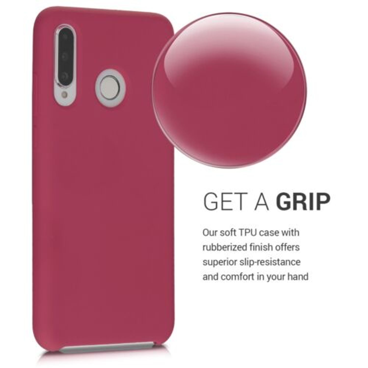 Husa pentru Huawei P30 Lite, Silicon, Violet, 47510.100 fotografia produsului View 4 L