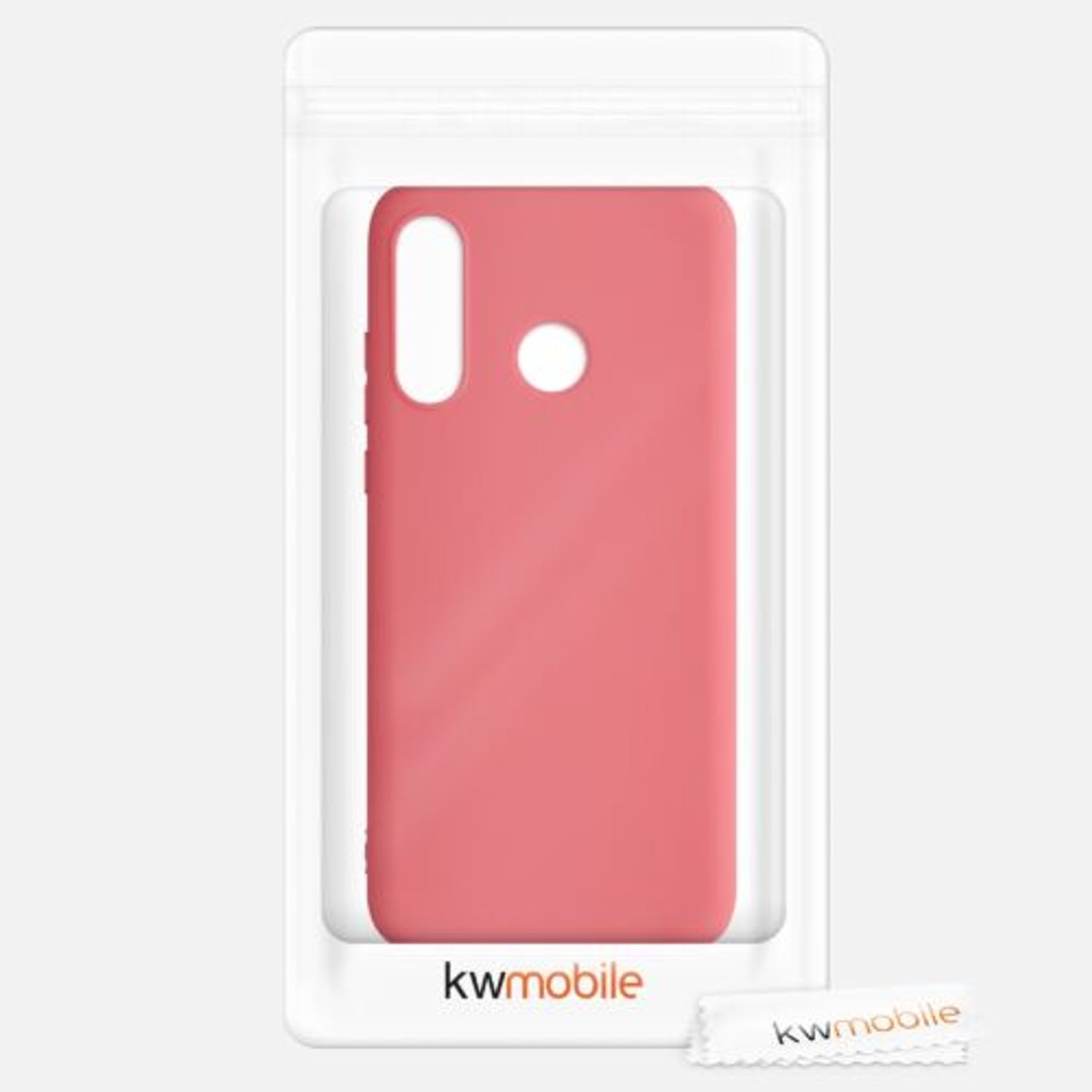 Husa pentru Huawei P30 Lite, Silicon, Roz, 47499.219 fotografia produsului View 7 L