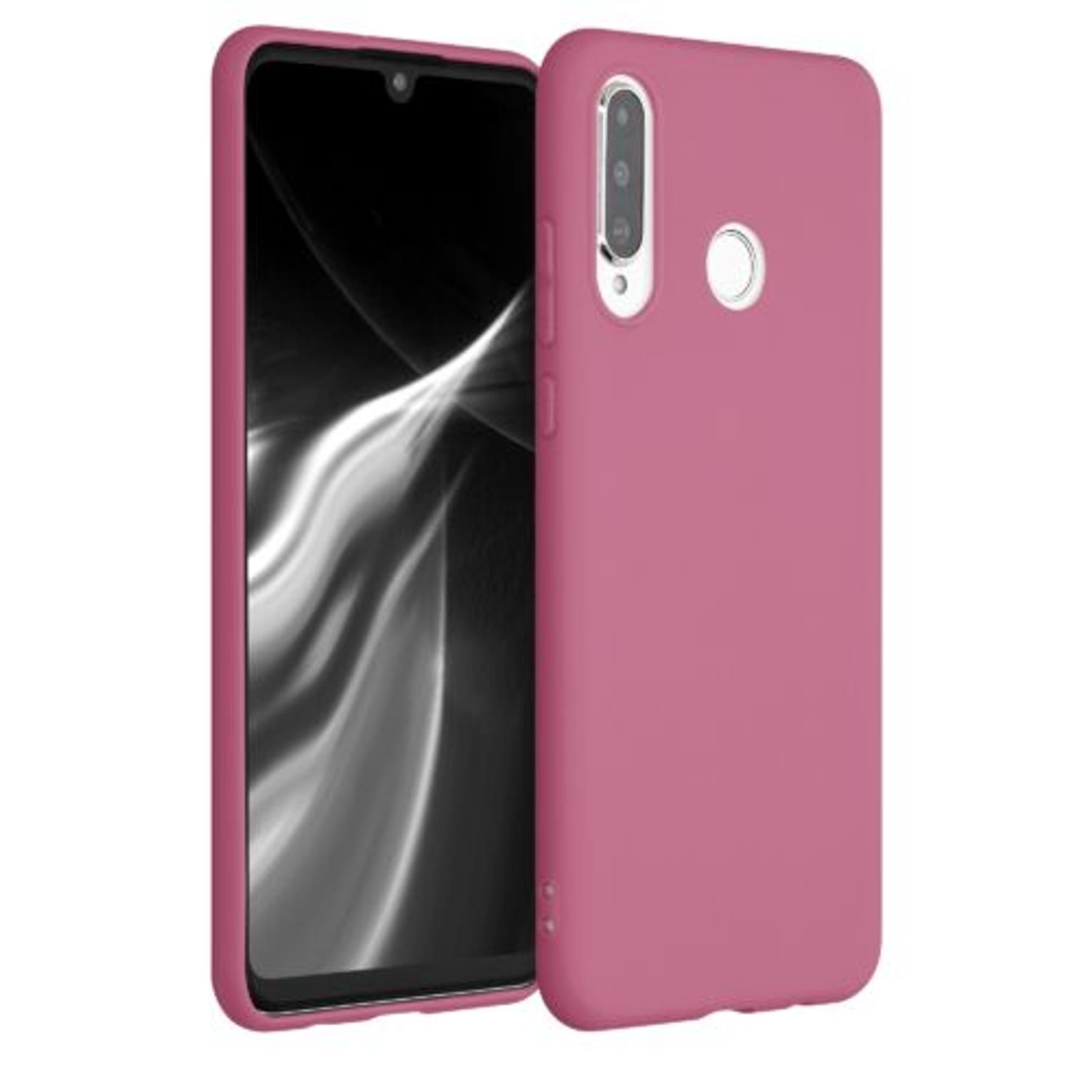 Husa pentru Huawei P30 Lite, Silicon, Roz, 47499.212 fotografia produsului