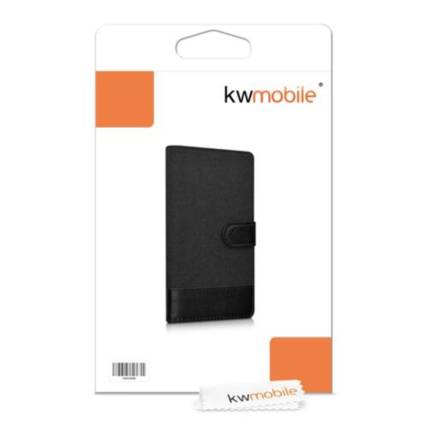 Husa pentru Huawei P9 Lite, Textil, Negru, 38037.73 fotografia produsului View 7 L