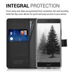 Husa pentru Huawei P9 Lite, Textil, Negru, 38037.73 fotografia produsului View 4 S