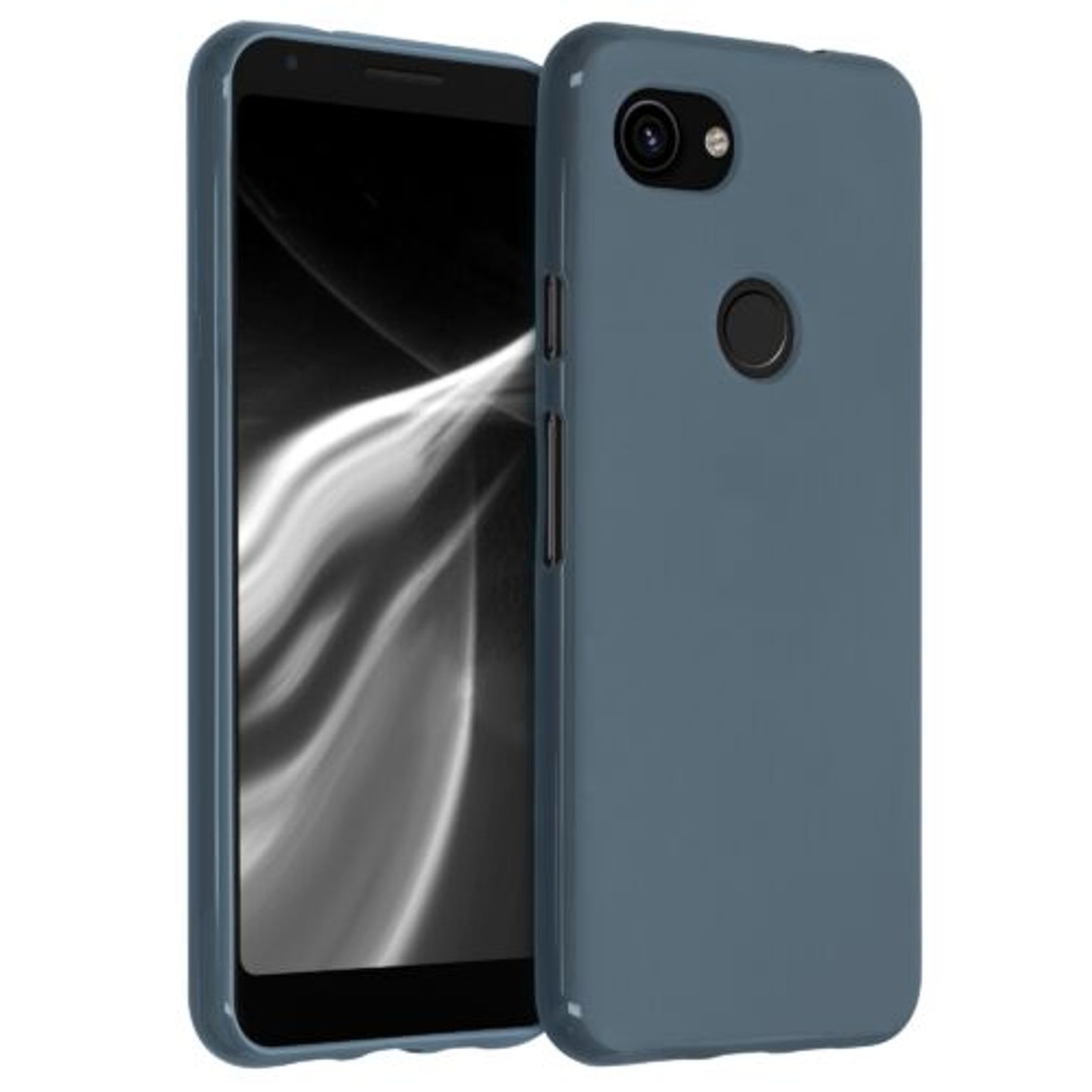 Husa pentru Google Pixel 3a, Silicon, Albastru, 47590.202 fotografia produsului