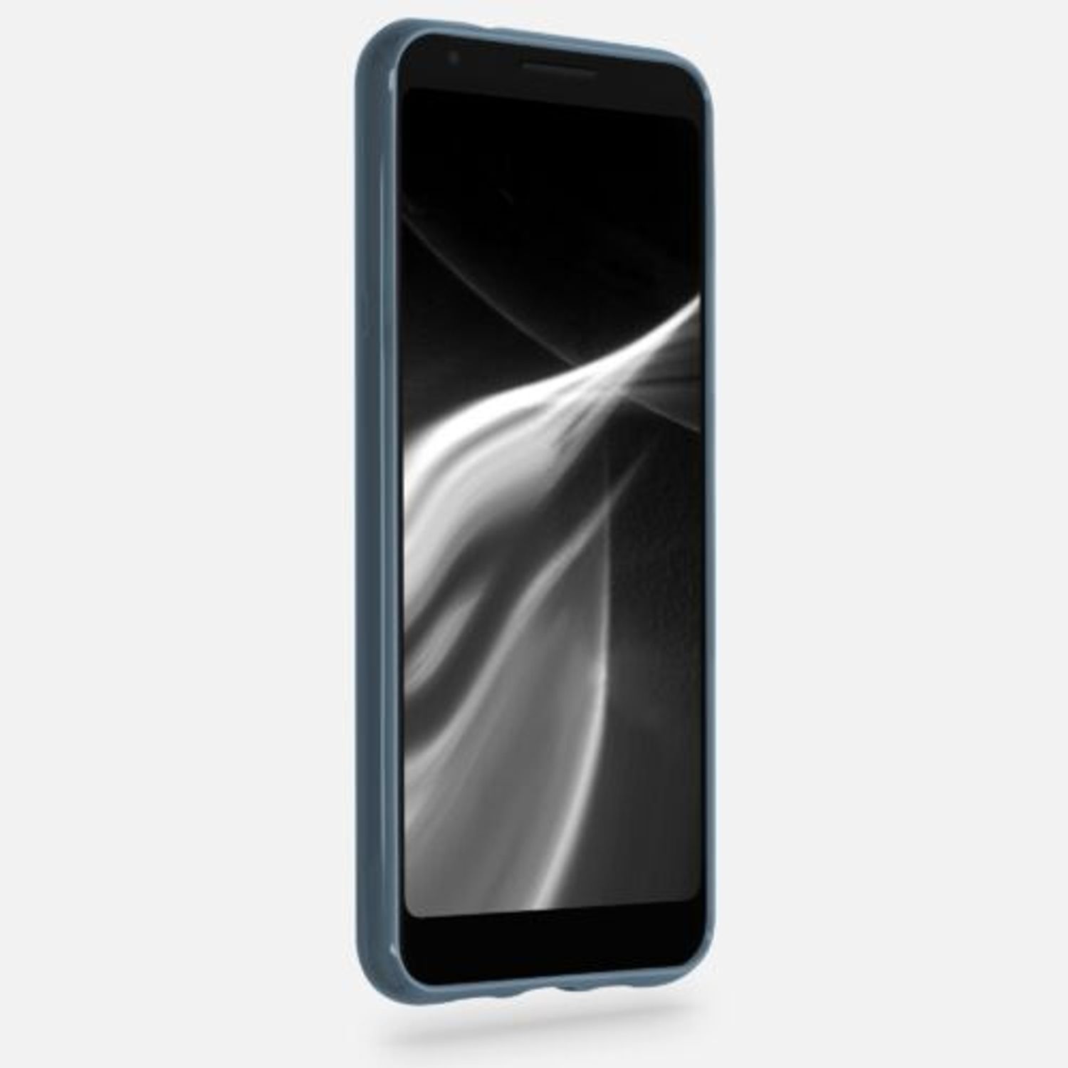 Husa pentru Google Pixel 3a, Silicon, Albastru, 47590.202 fotografia produsului View 3 L