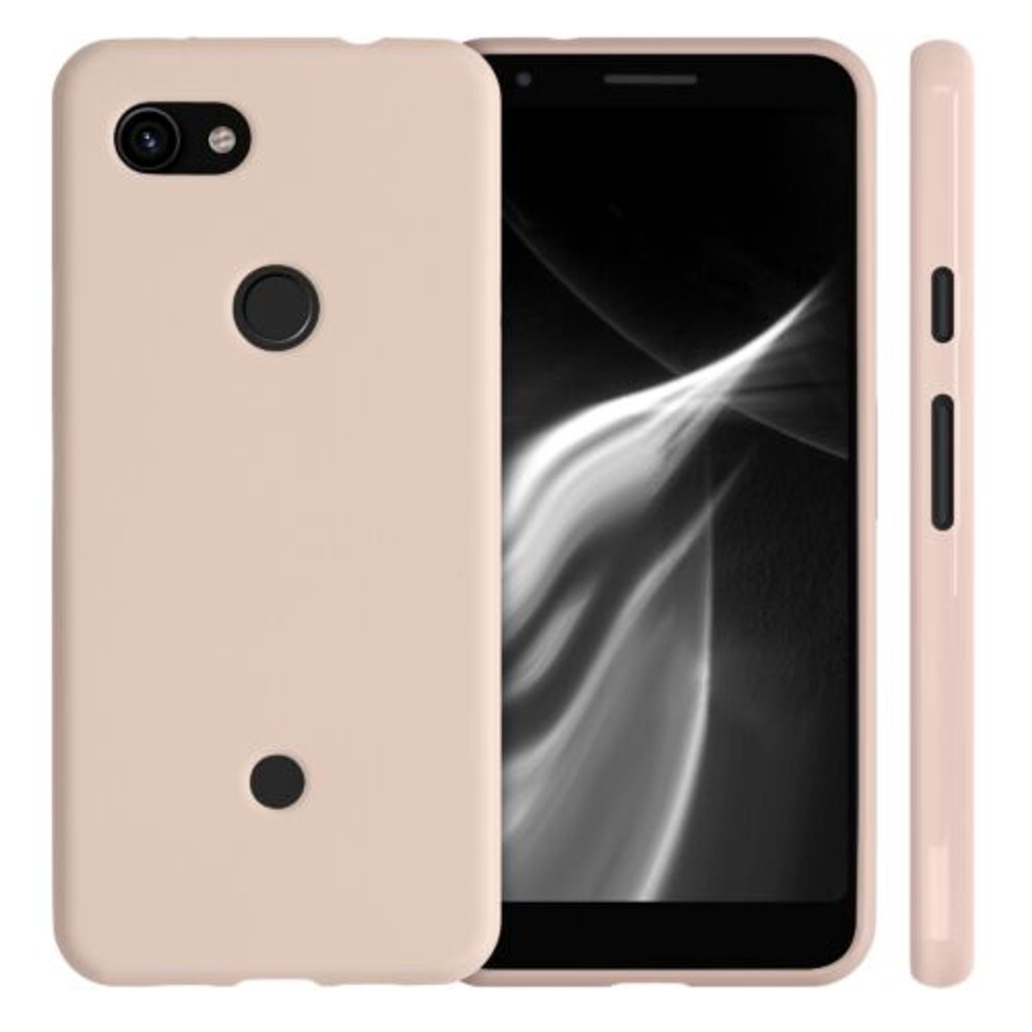 Husa pentru Google Pixel 3a, Silicon, Roz, 47590.10 fotografia produsului View 2 L
