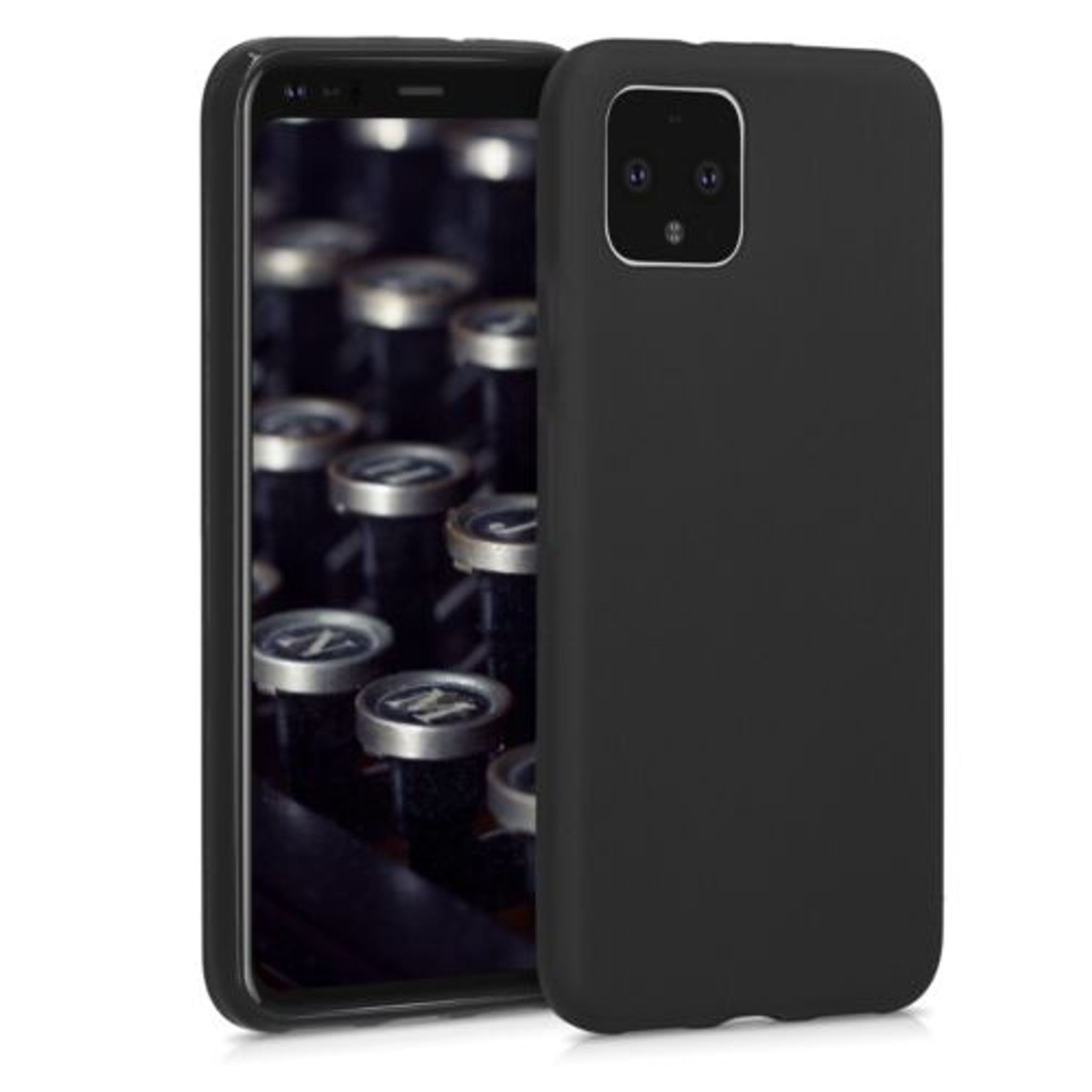 Husa pentru Google Pixel 4, Silicon, Negru, 50326.47 fotografia produsului