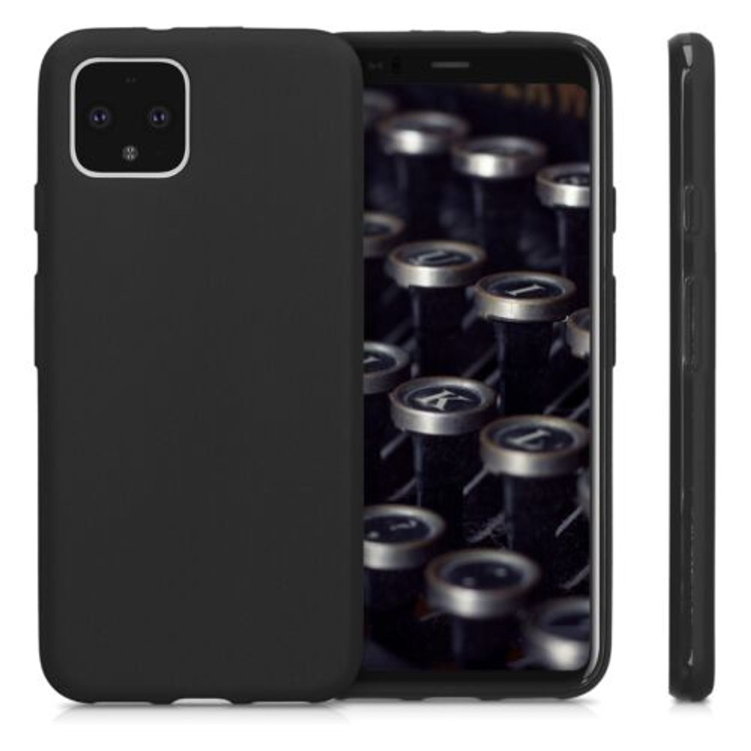 Husa pentru Google Pixel 4, Silicon, Negru, 50326.47 fotografia produsului View 2 L