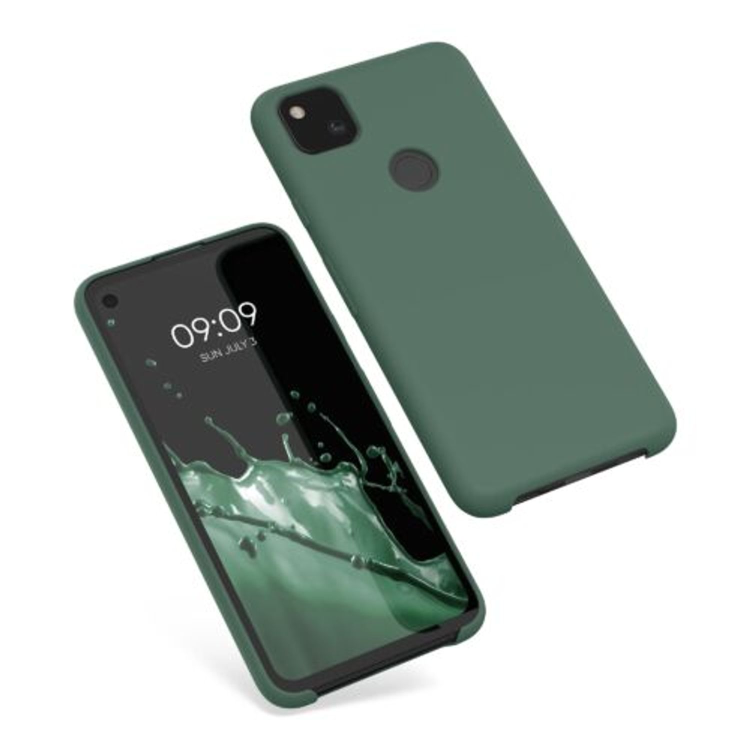 Husa pentru Google Pixel 4a, Silicon, Verde, 52549.166 fotografia produsului View 2 L