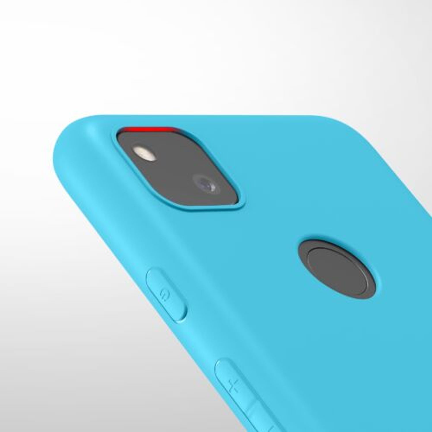 Husa pentru Google Pixel 4a, Silicon, Albastru, 52357.223 fotografia produsului View 9 L