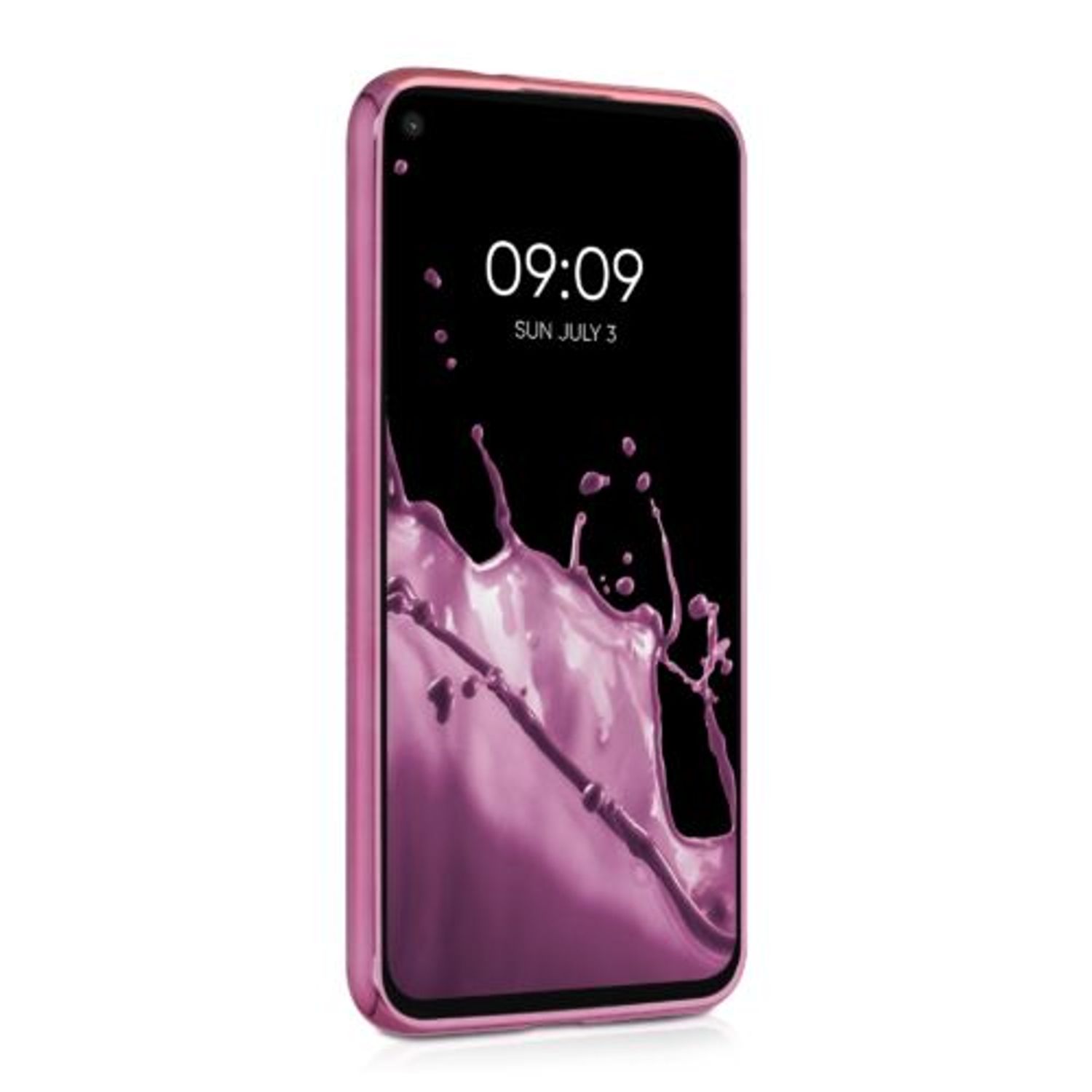 Husa pentru Google Pixel 4a 5G, Silicon, Roz, 54162.02 fotografia produsului View 4 L