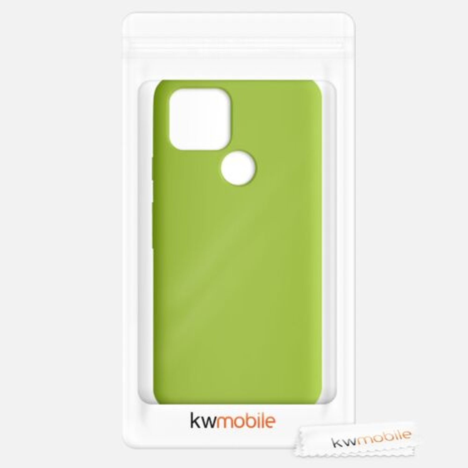 Husa pentru Google Pixel 5, Silicon, Verde, 53633.220 fotografia produsului View 7 L