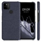 Husa pentru Google Pixel 5a, Textil, Albastru, 54994.17 fotografia produsului View 2 S