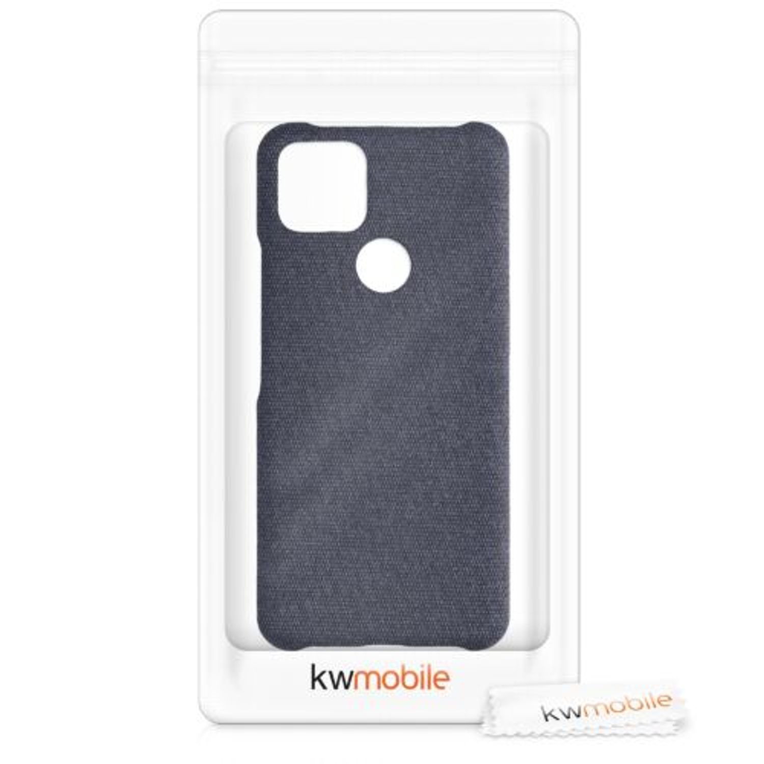 Husa pentru Google Pixel 5a, Textil, Albastru, 54994.17 fotografia produsului View 7 L