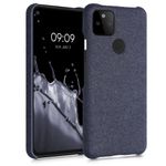 Husa pentru Google Pixel 5a, Textil, Albastru, 54994.17 fotografia produsului