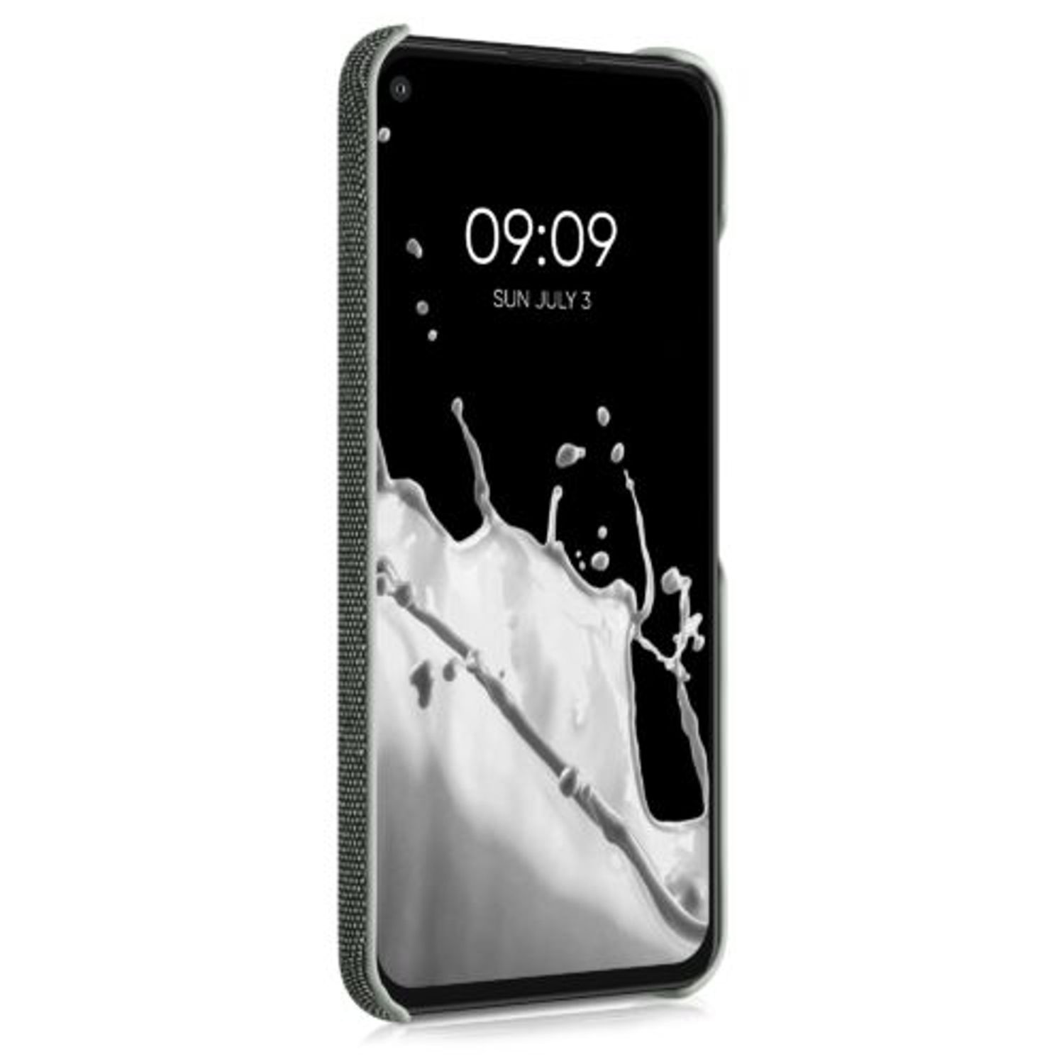 Husa pentru Google Pixel 5a, Textil, Gri, 54994.22 fotografia produsului View 3 L